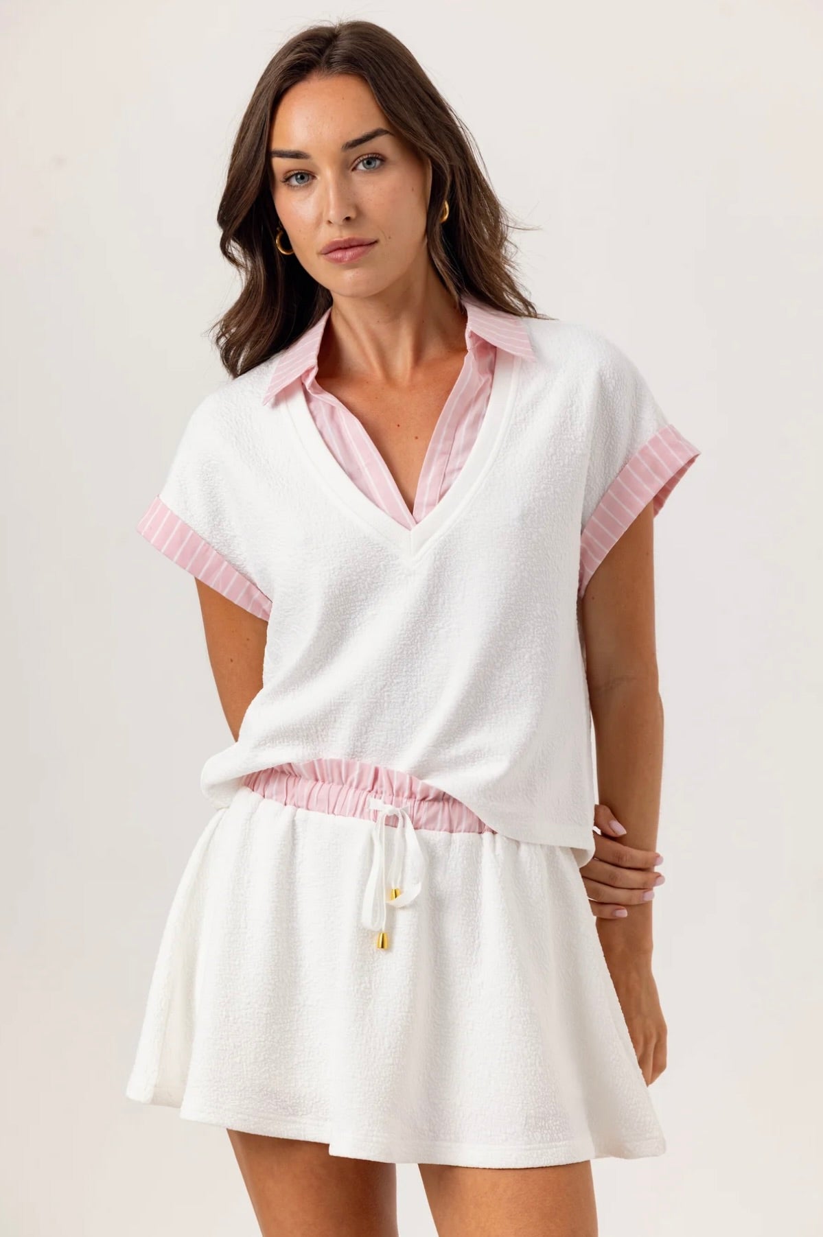 We Are Sundays Graye Skirt in Coconut Milk by Sierra Deene