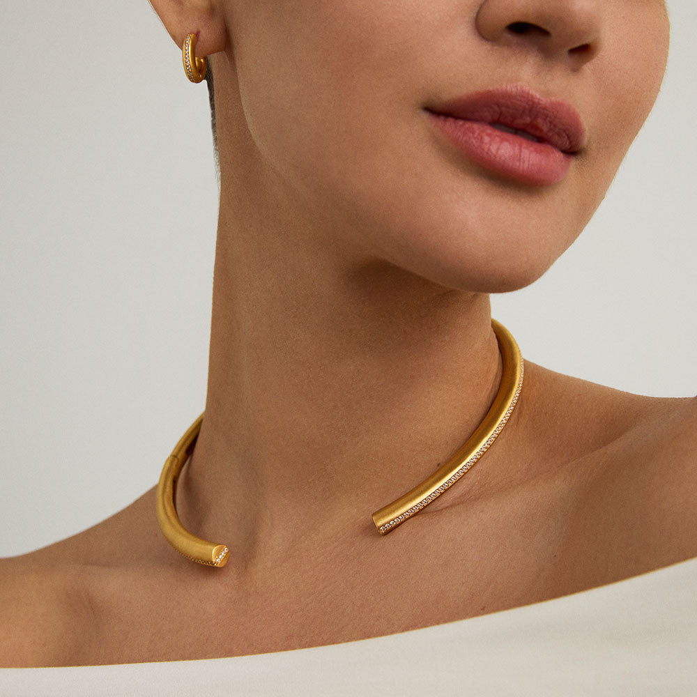 Colette Pavé Collar by Sierra Deene