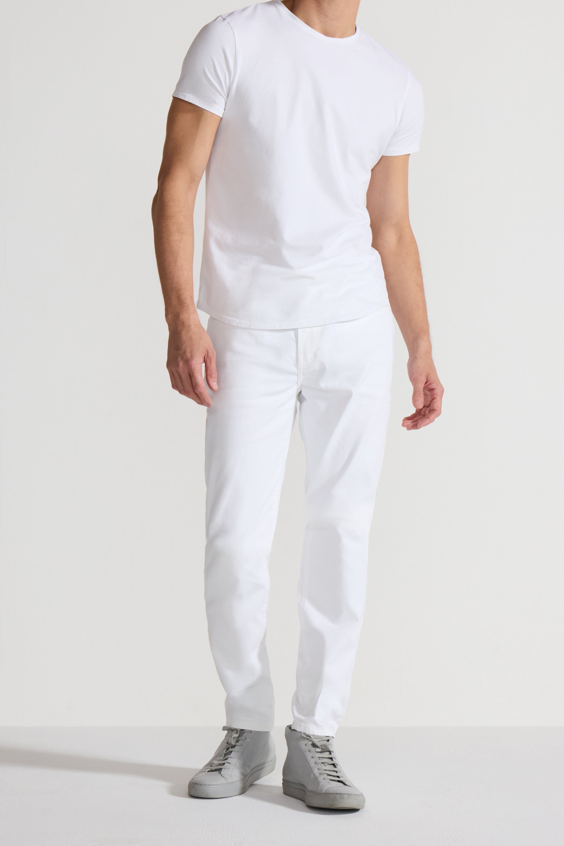 Brando Blanc Stretch Slim Jean by MONFRERE