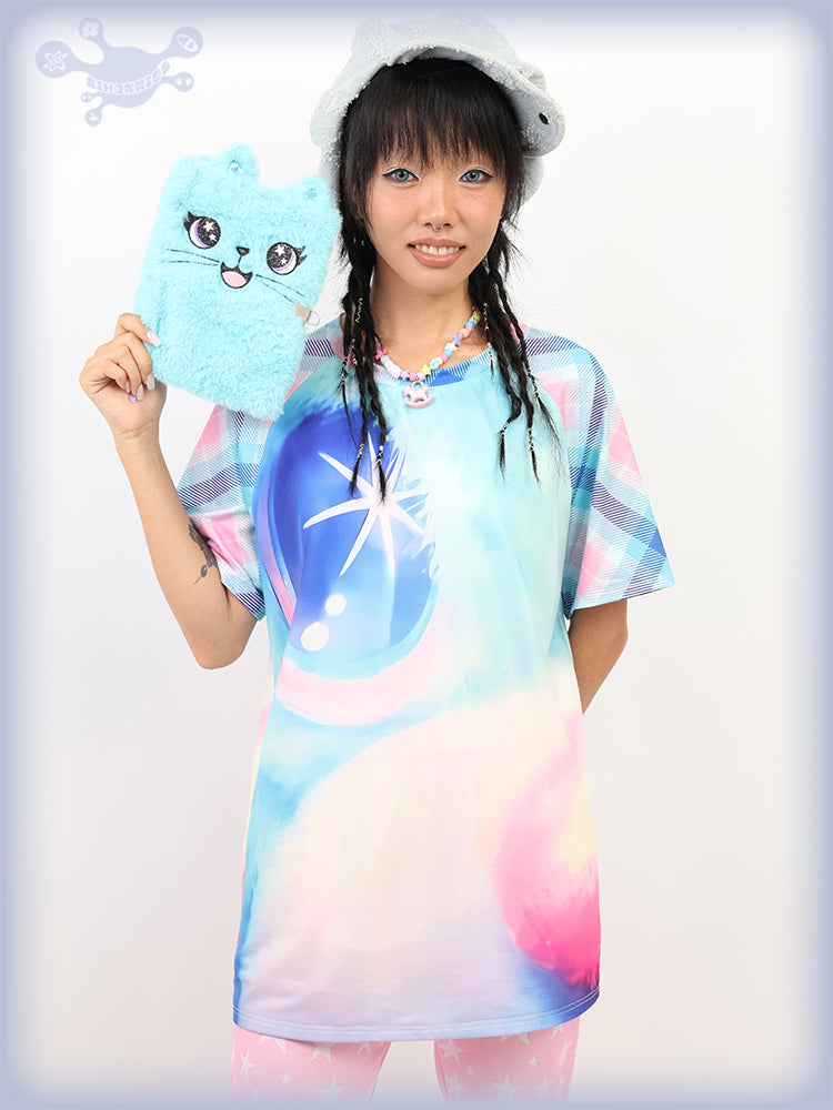 Decora Kei Star Eyed Cartoon Graphic Tee – NIHONKIDS by Land Decora