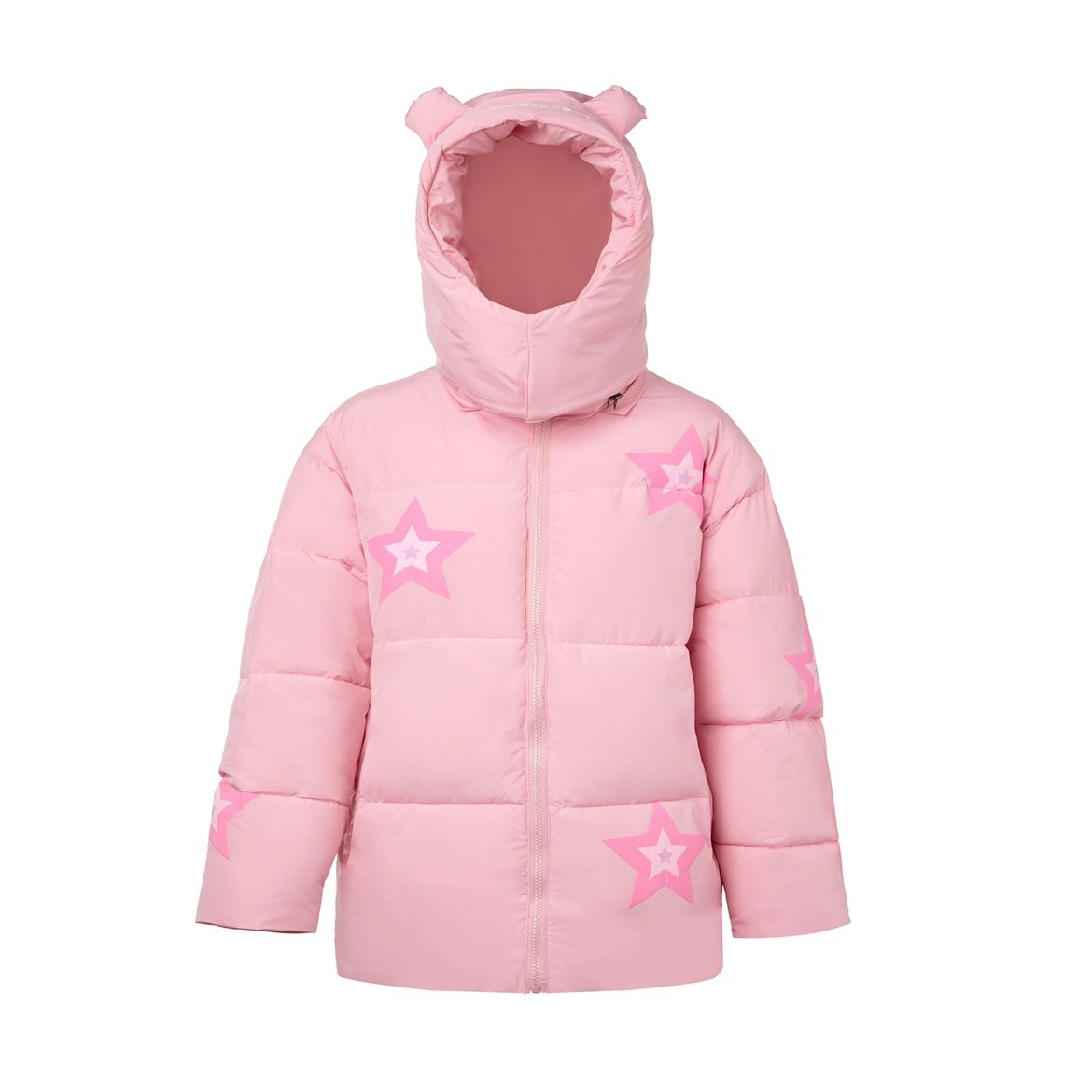 Y2K Pink Puffer Jacket - BlackBerry by Land Decora