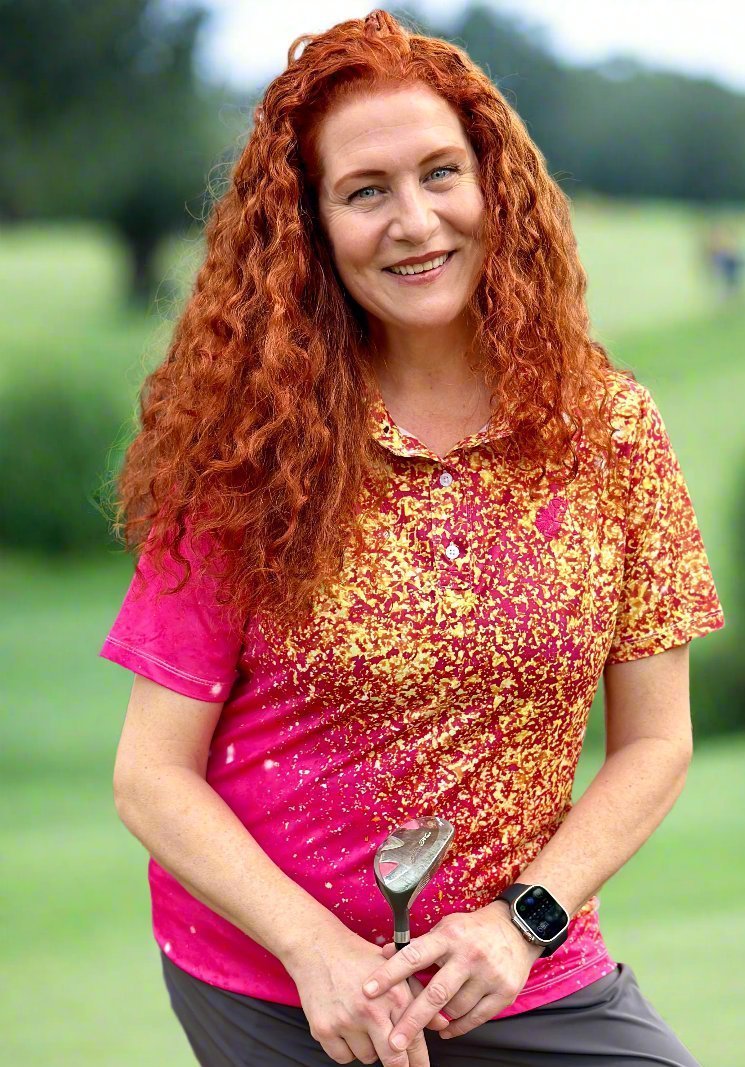 Red Star Light Polo by Putter Girl