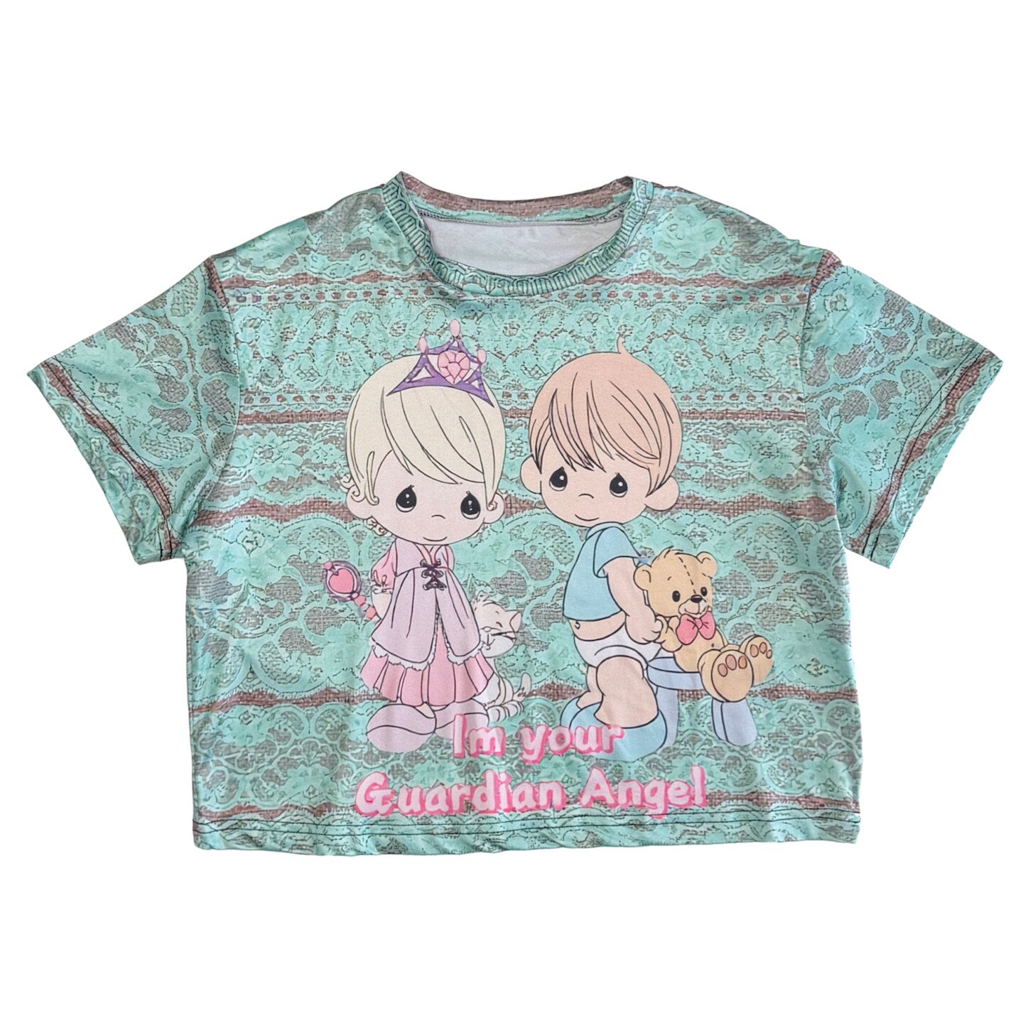 Kawaii Angel Graphic T-Shirt - bunnybunnygun by Land Decora