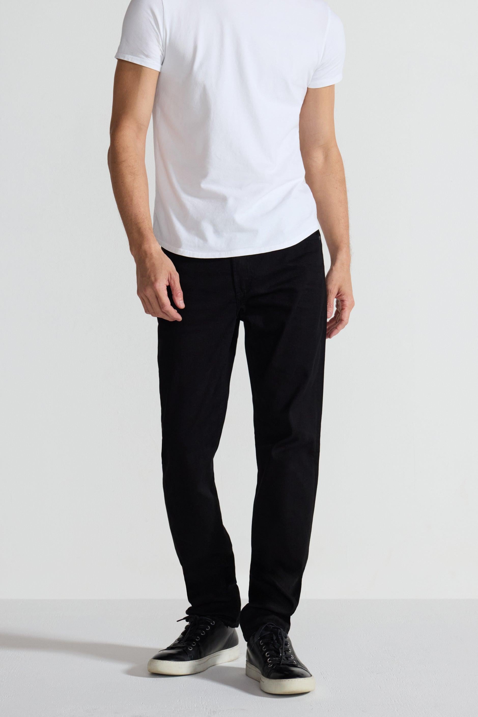 Brando Noir Stretch Slim Jean by MONFRERE