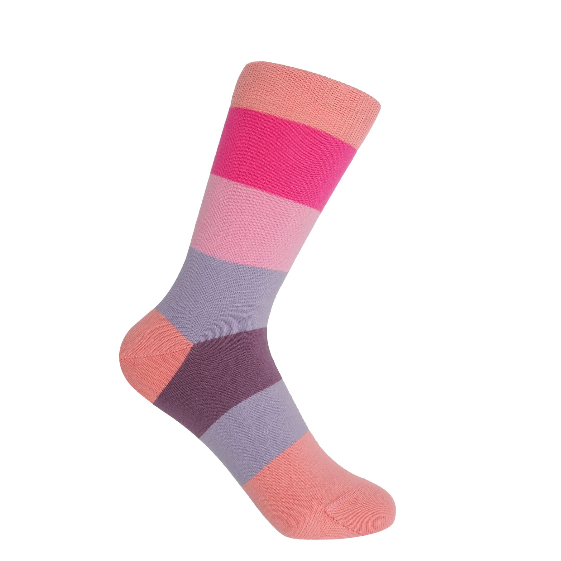 Block Stripe Women's Socks - Peony by Peper Harow