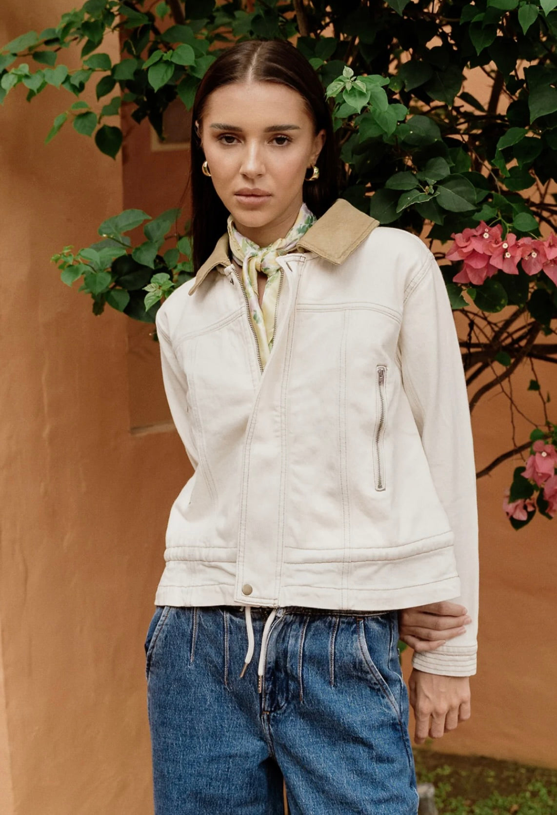 seventy + mochi Fai Jacket in Ecru by Sierra Deene