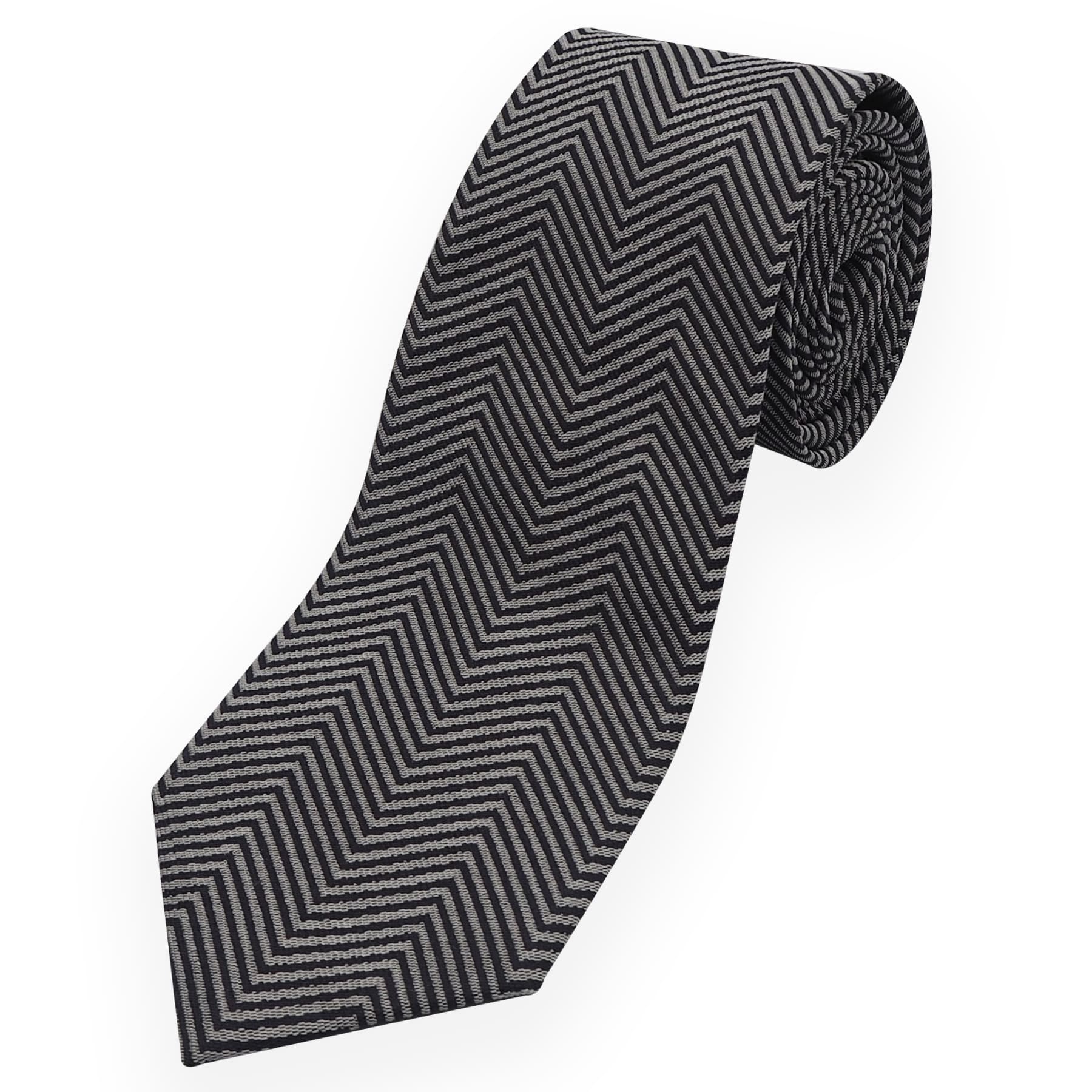 Lux Taylor Men's Ties - Grey by Peper Harow