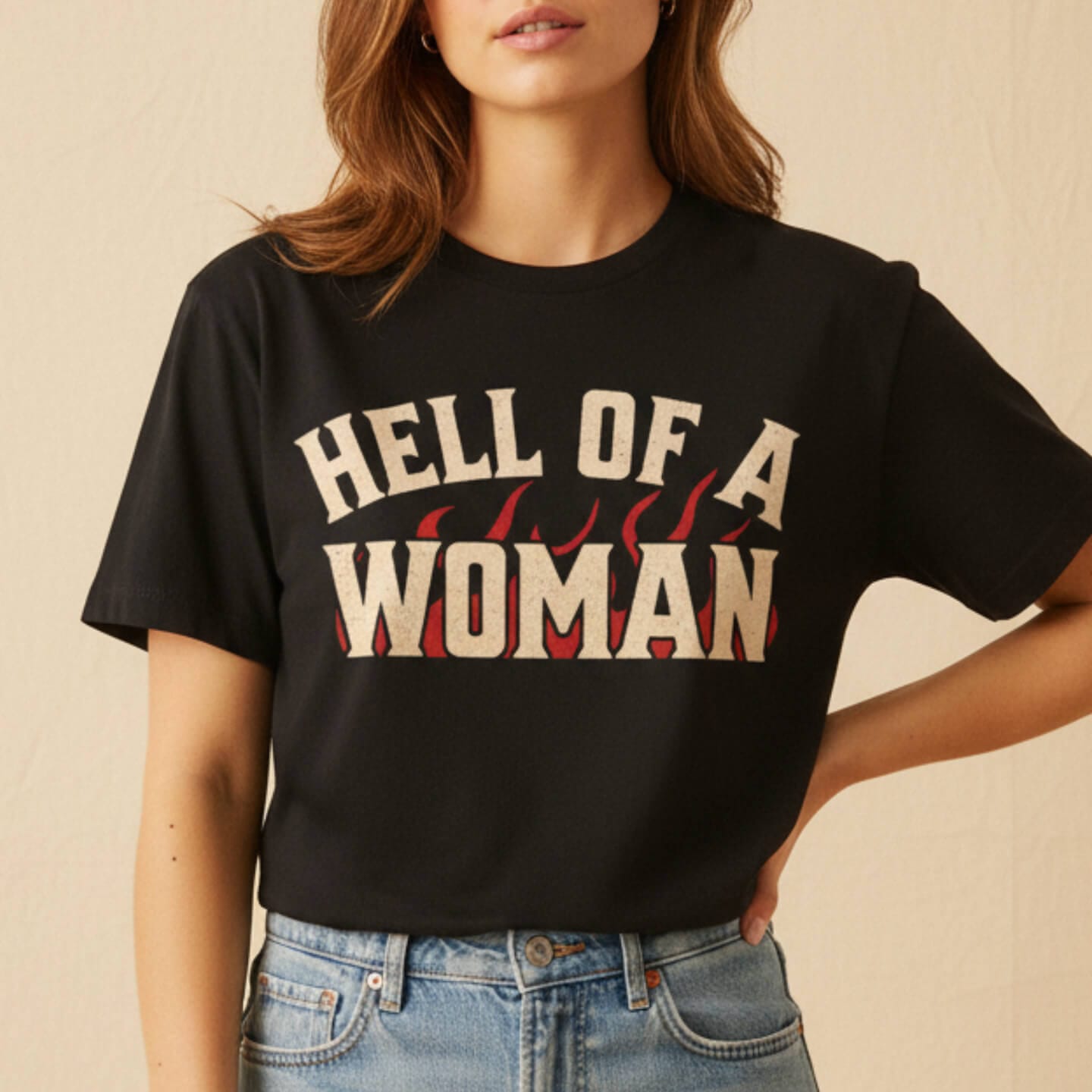 Hell of a Woman T-Shirt by DILLO Outfitters