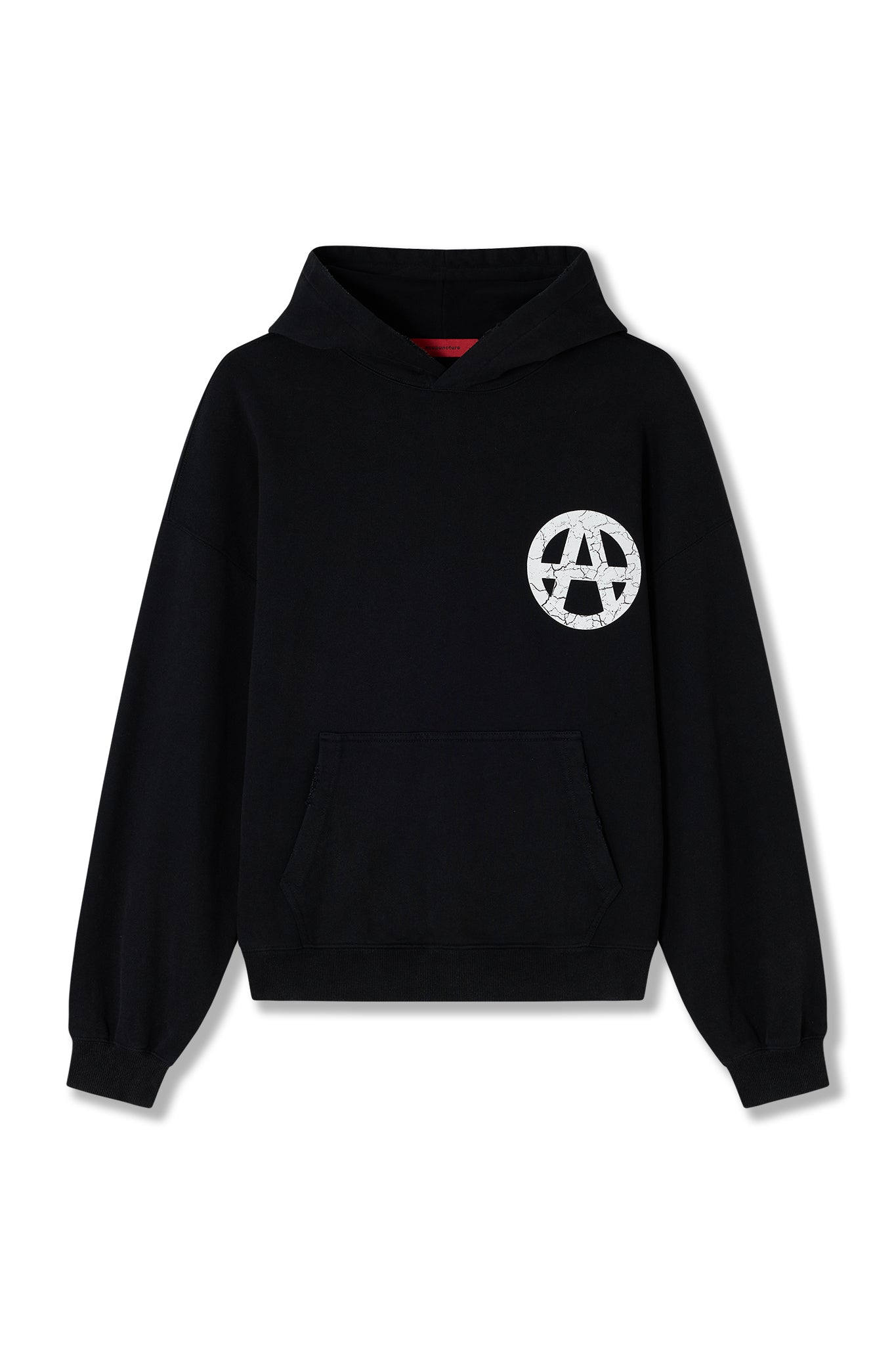 ANARCHY HOODIE WASHED BLACK by Acupuncture1993