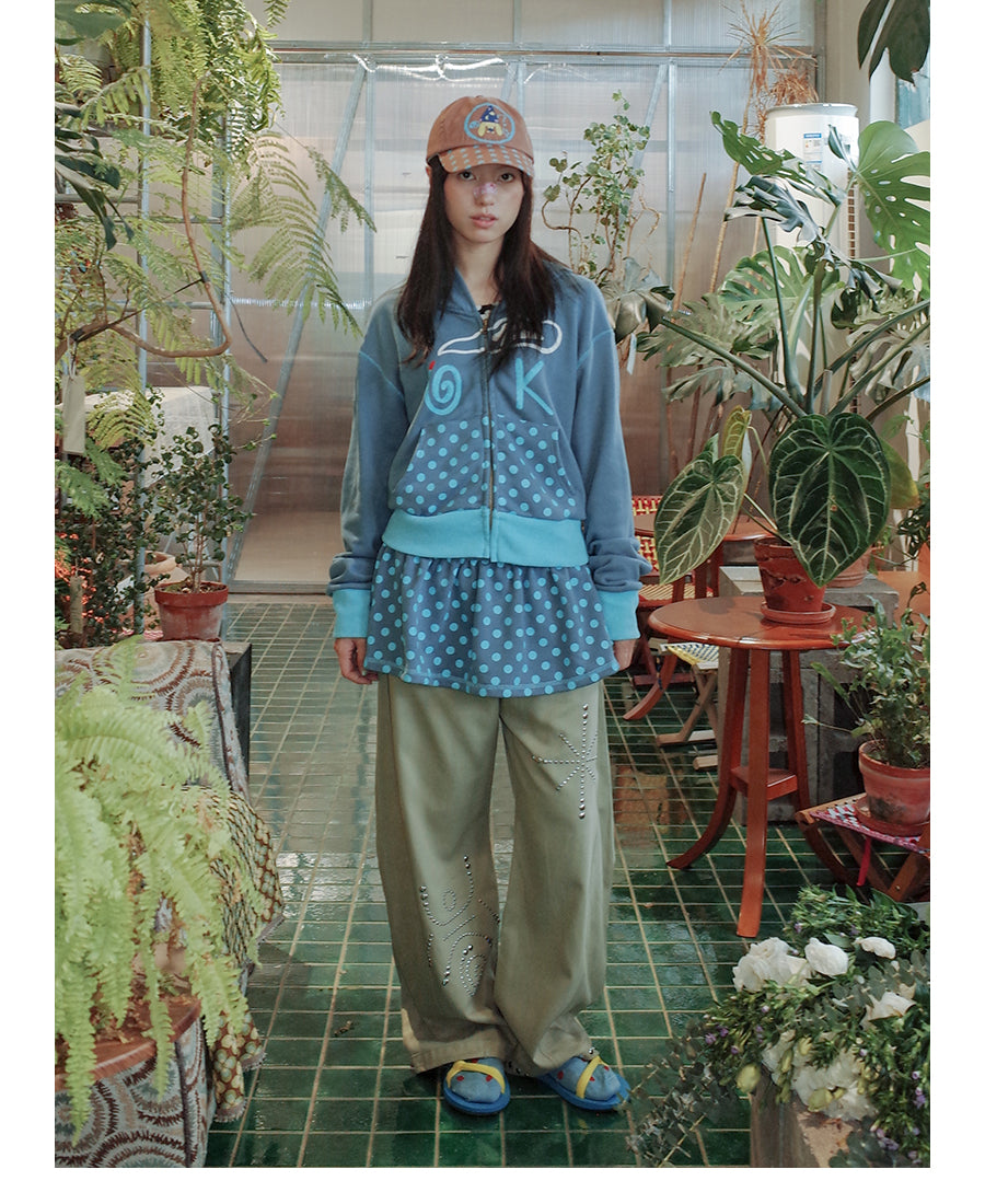 Kawaii Hooded Sweatshirt & Skirt Set - UnsocialNight by Land Decora