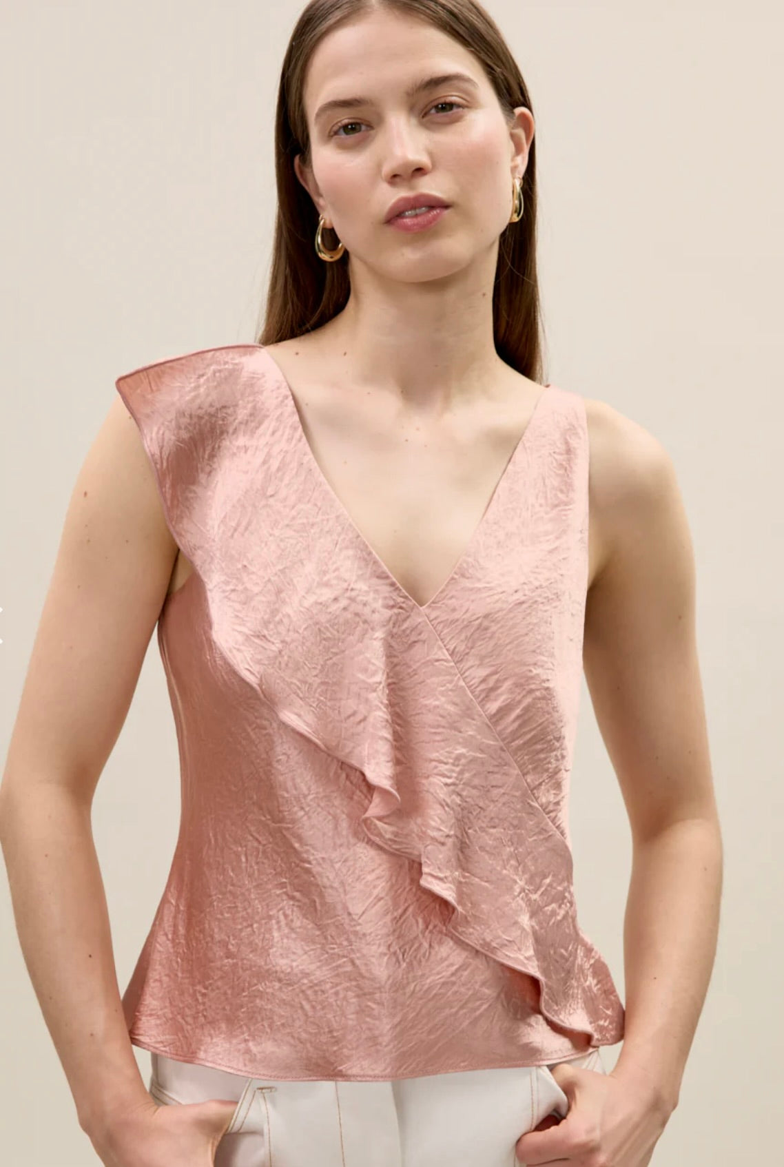 Hollis Satin Tank by Sierra Deene