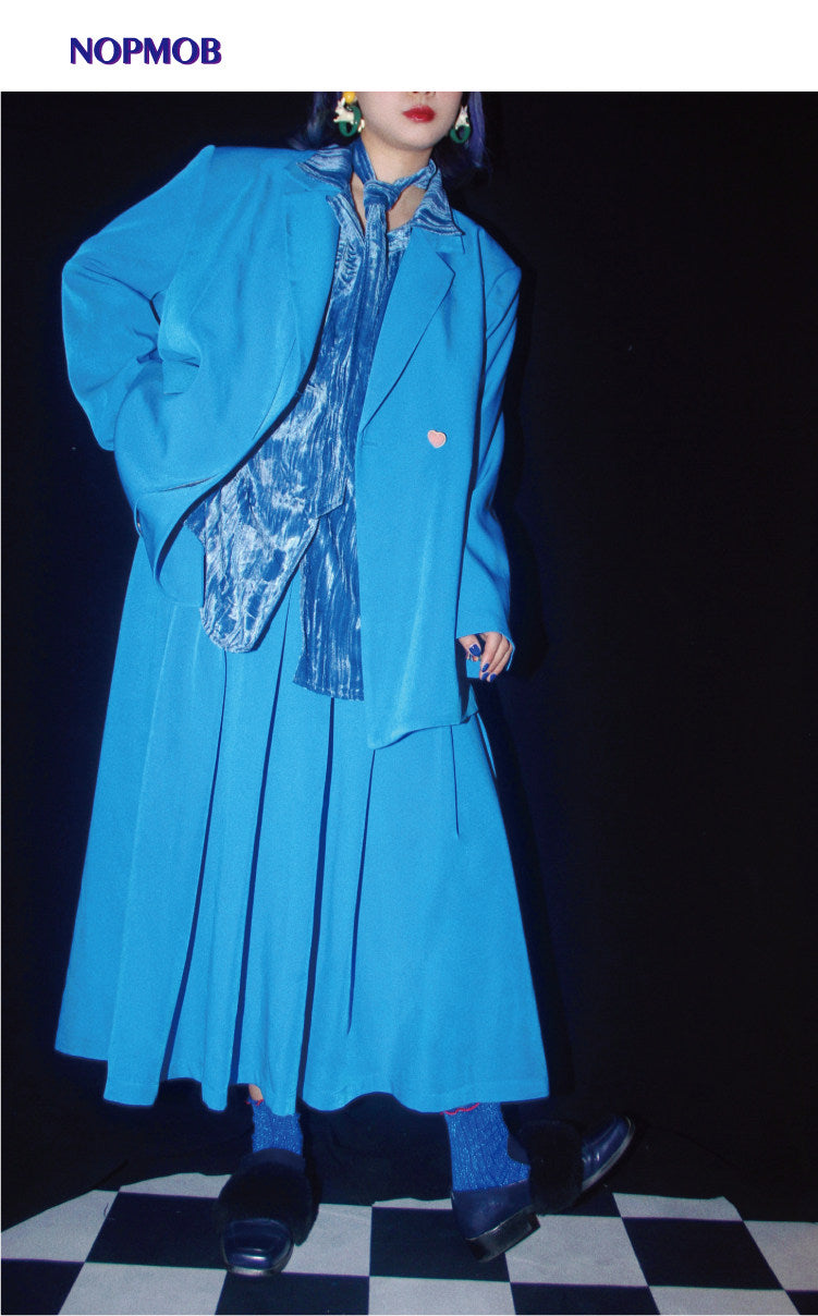 Showa Y2K Retro Blazer & Skirt - NOPMOB by Land Decora
