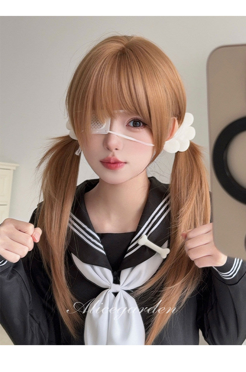 Chestnut Brown Long Straight Wig – Alice Garden by Land Decora