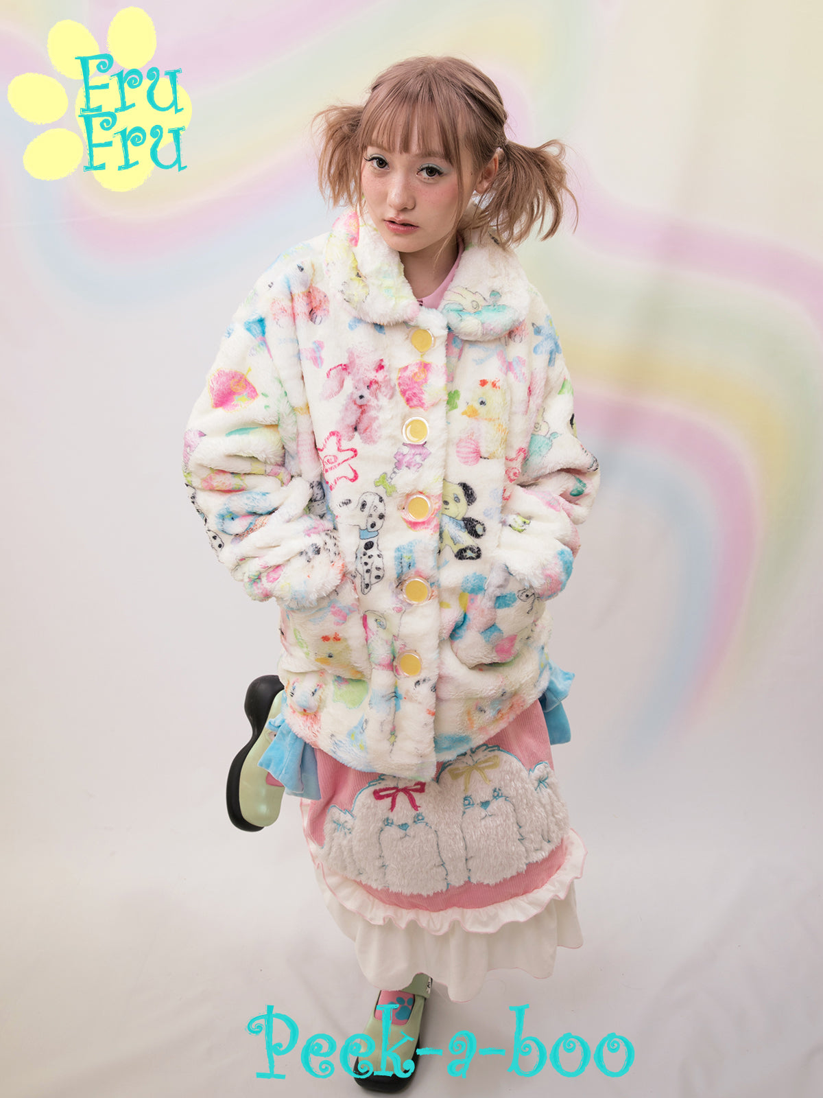 frufru Plush Coat | Autumn Winter Warm Coat for Women by Land Decora