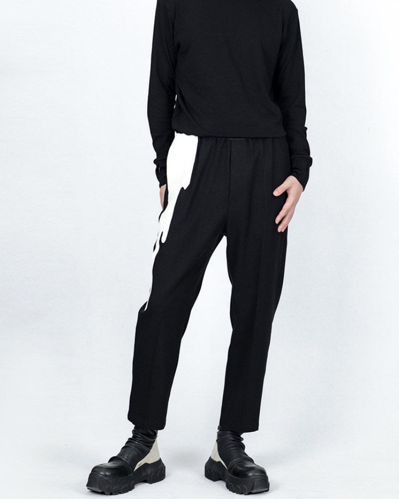 Paint Drip Wool Pants by OFFCULTURE