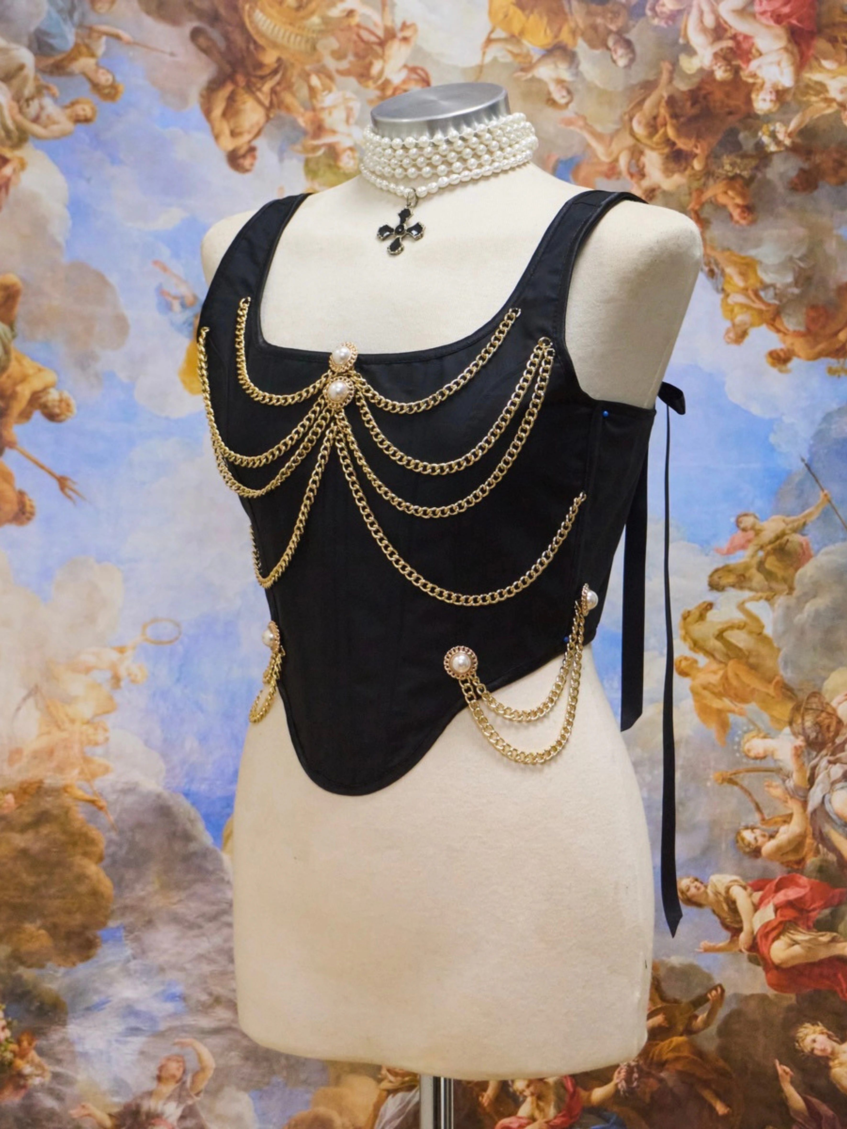 Chained corset by Emjota Studio