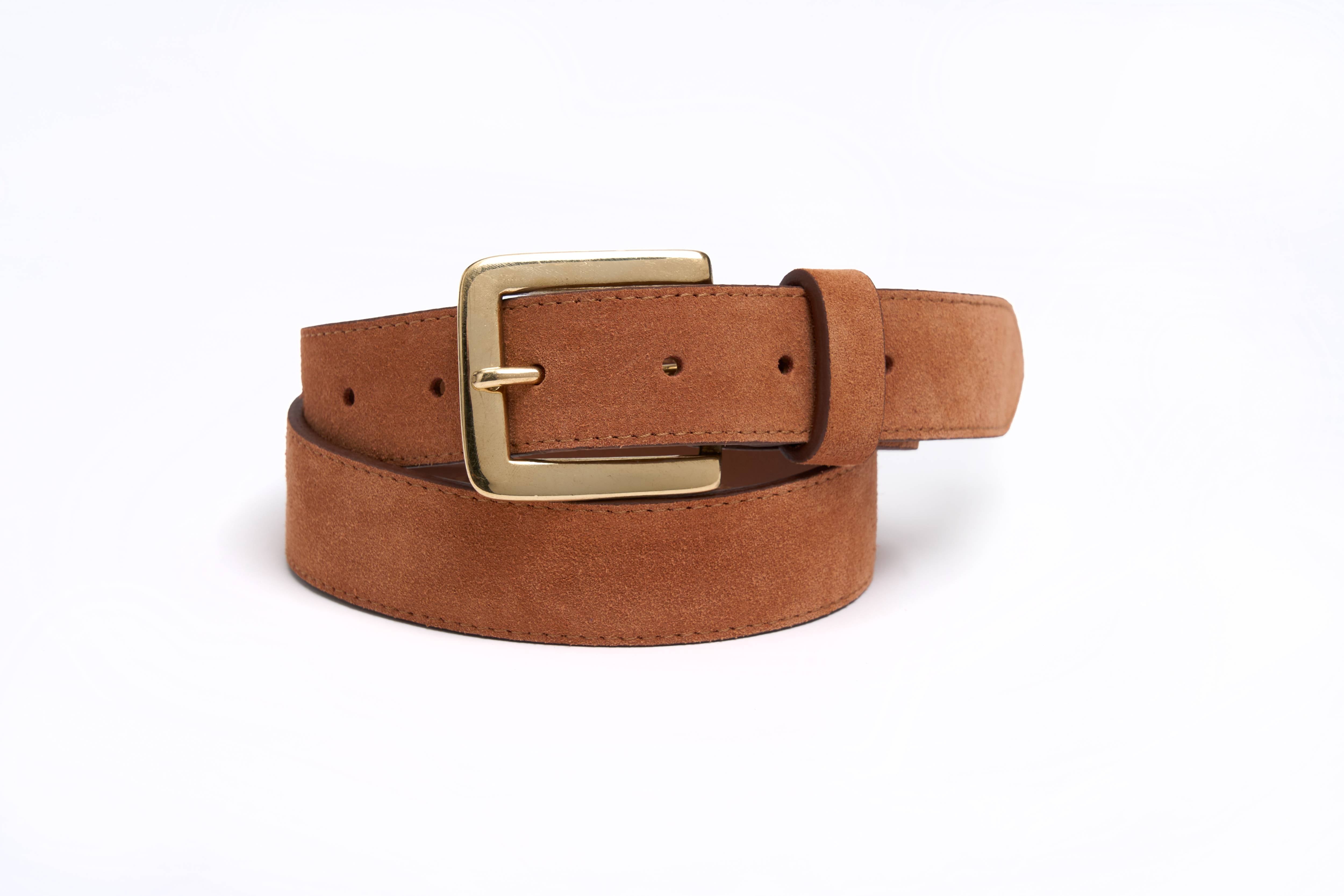 Suede Belt in Woody by Belmont GB