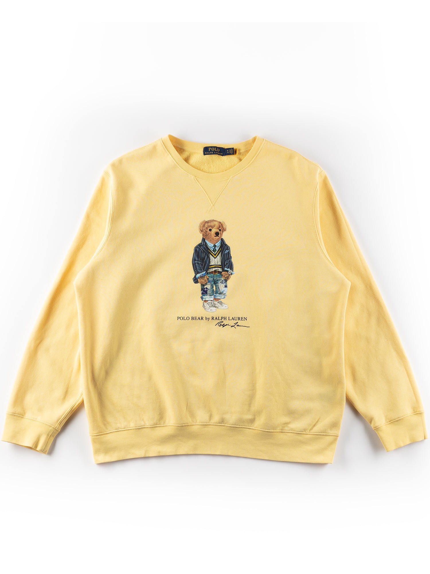 Vintage 00's Men Ralph Lauren Sweatshirt with Polo Bear by Northern Grip