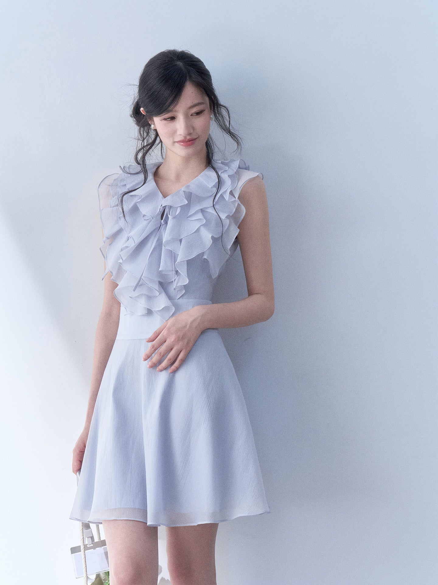 Japanese Vintage Ruffle Dress - SOS SEAMSTRESS by Land Decora