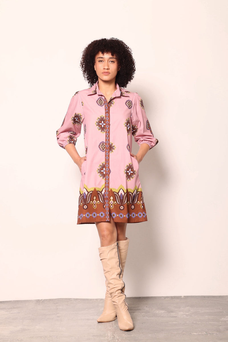 FLORAL MOTIFS AVA DRESS by Maude Vivante