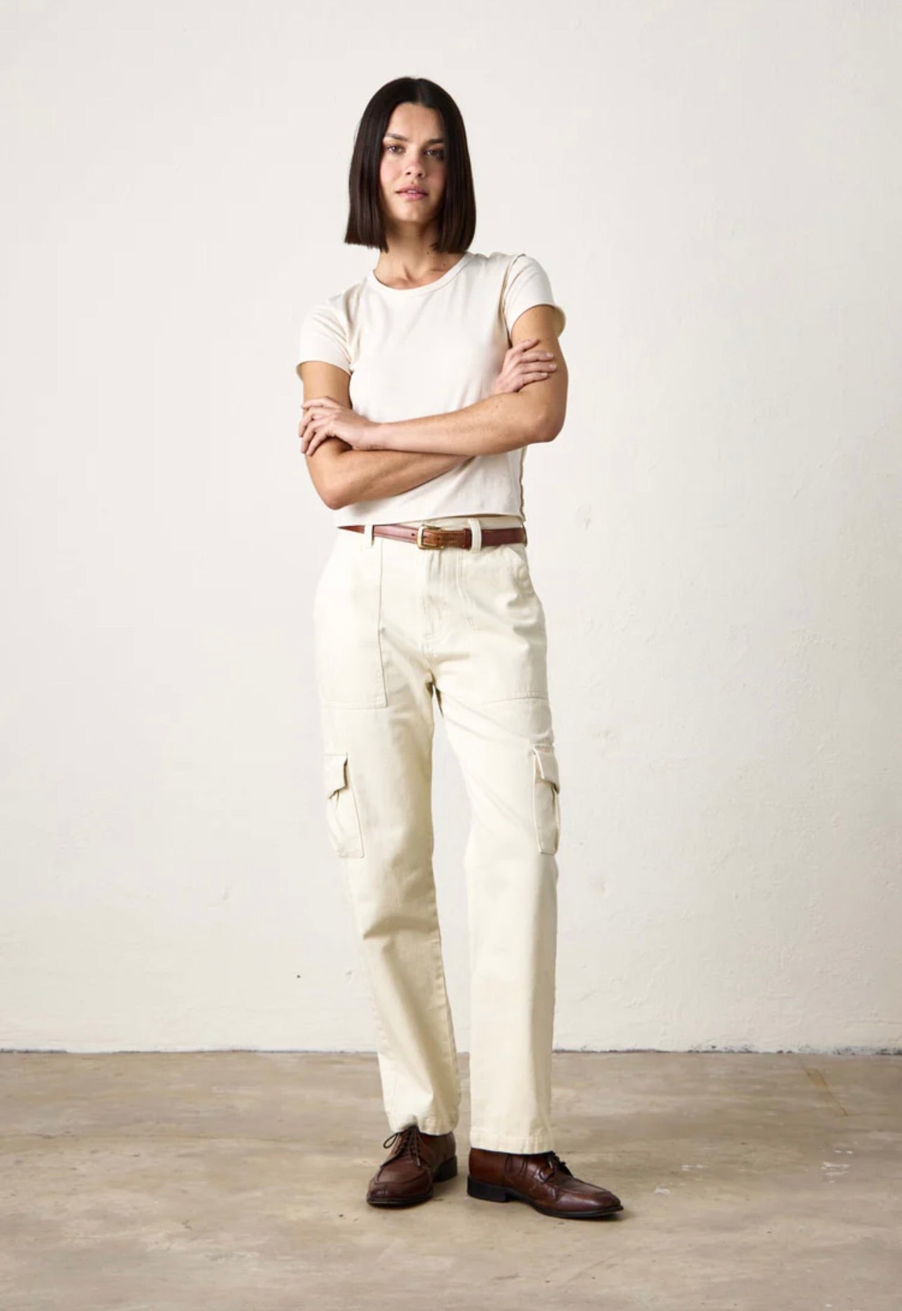 Hawk Straight Leg Cargo Denim Pant by Sierra Deene