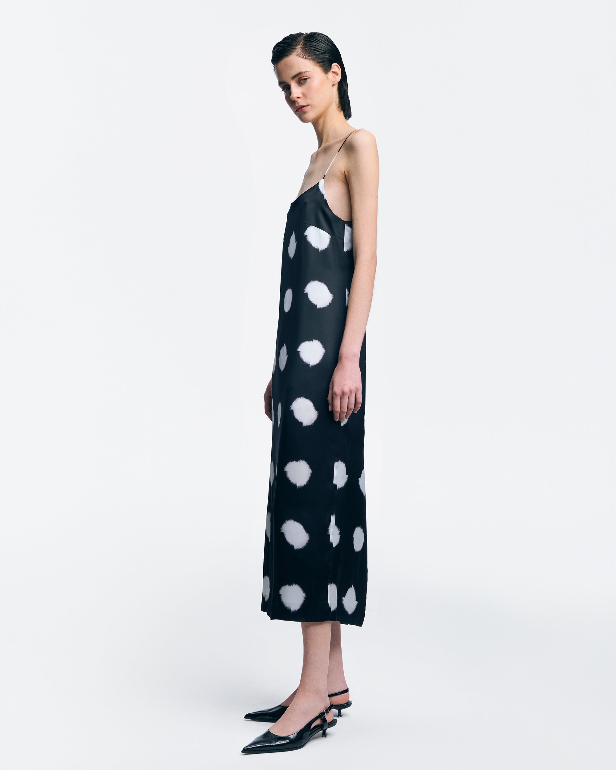 Leila silk dress by Further Review