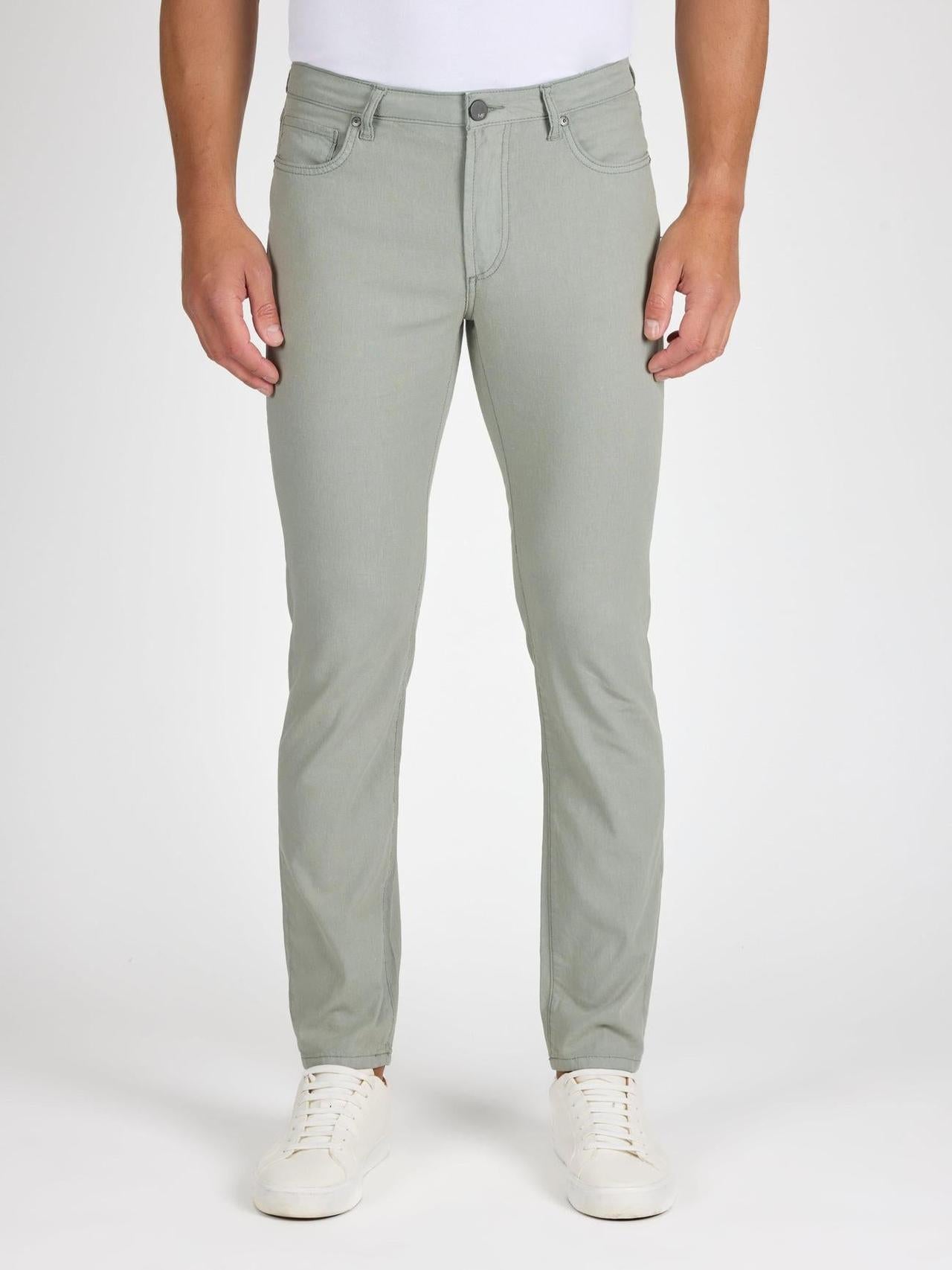Brando Mineral Green Stretch Slim Jean by MONFRERE