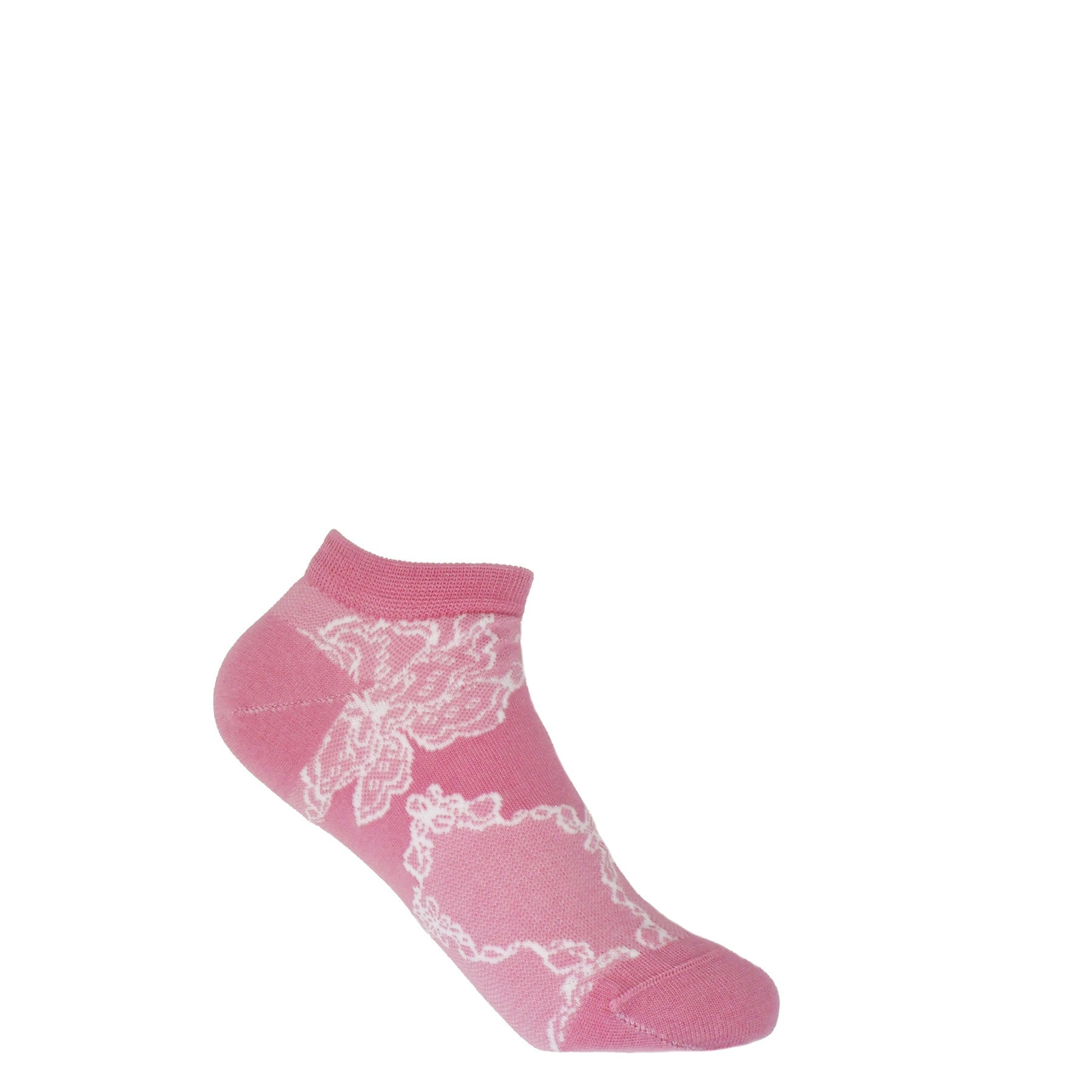 Delicate Women's Trainer Socks - Pink by Peper Harow