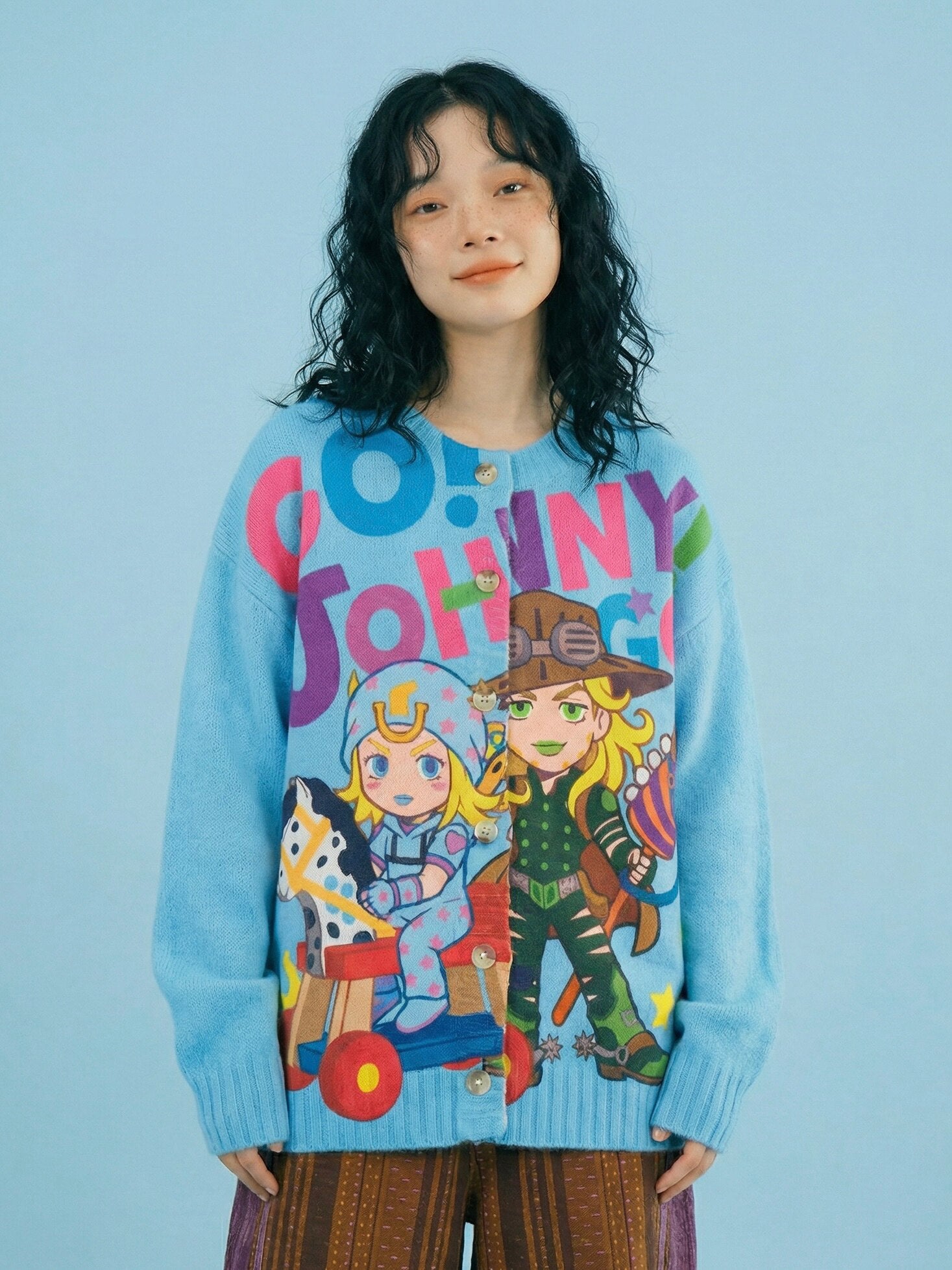 Anime Graphic Sweater - MeowMeow by Land Decora