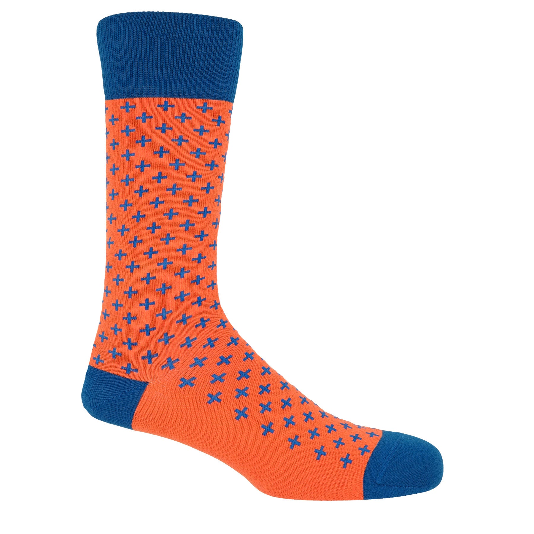 Crosslet Men's Socks - Orange by Peper Harow
