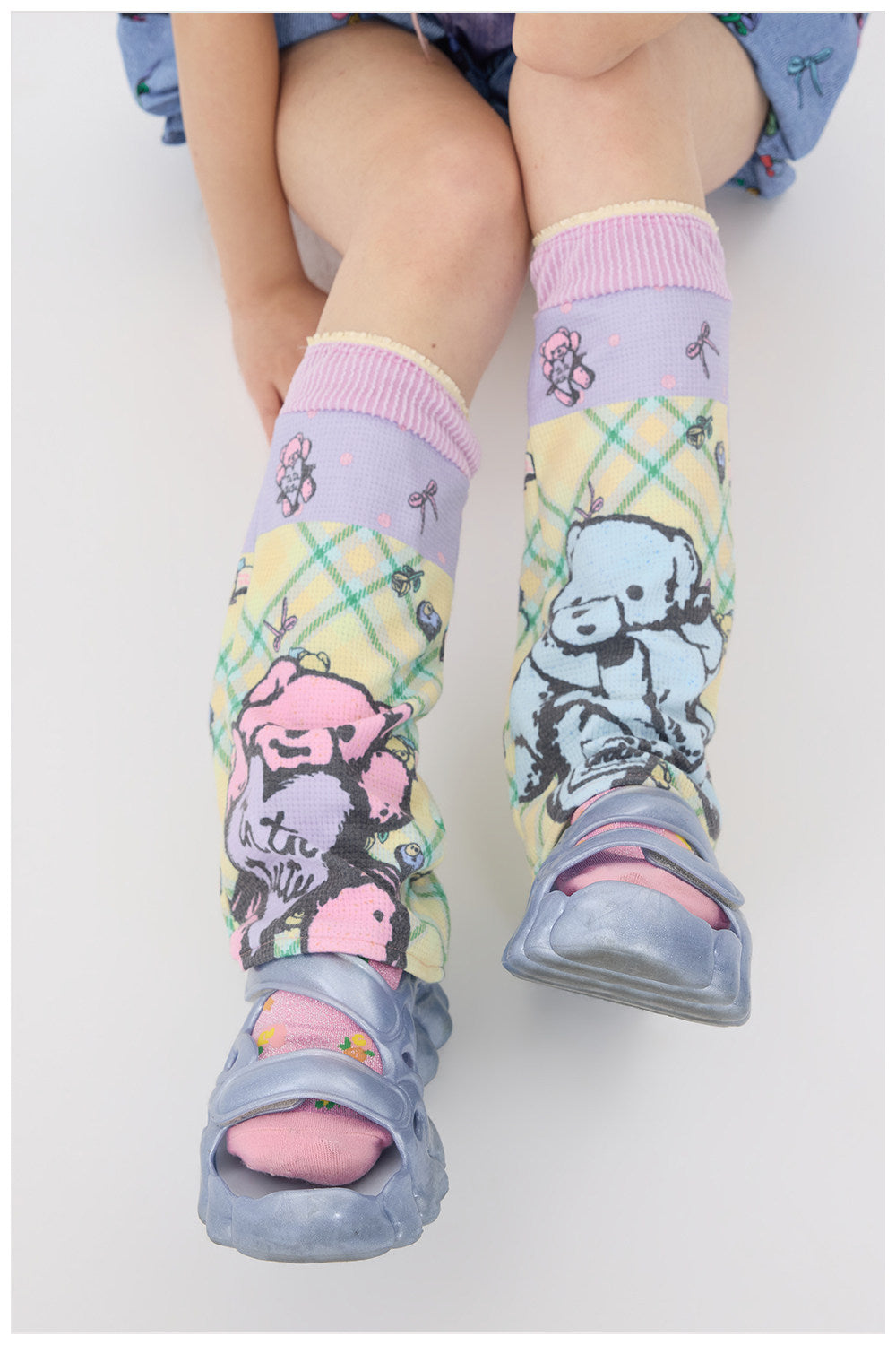 Kawaii Bear Ruffle Socks - tntntutu by Land Decora