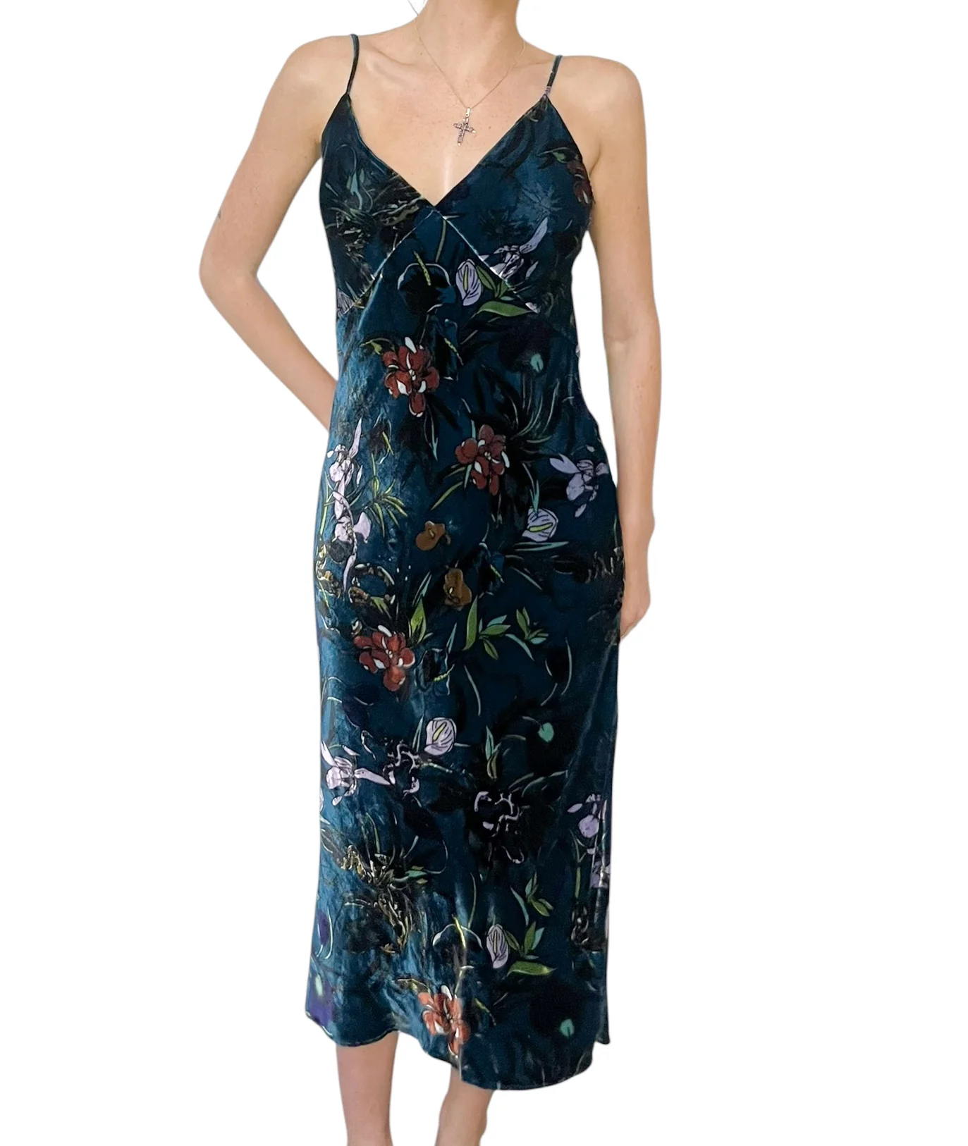 Olivia Von Halle Velvet Dress by Ascensio Vintage