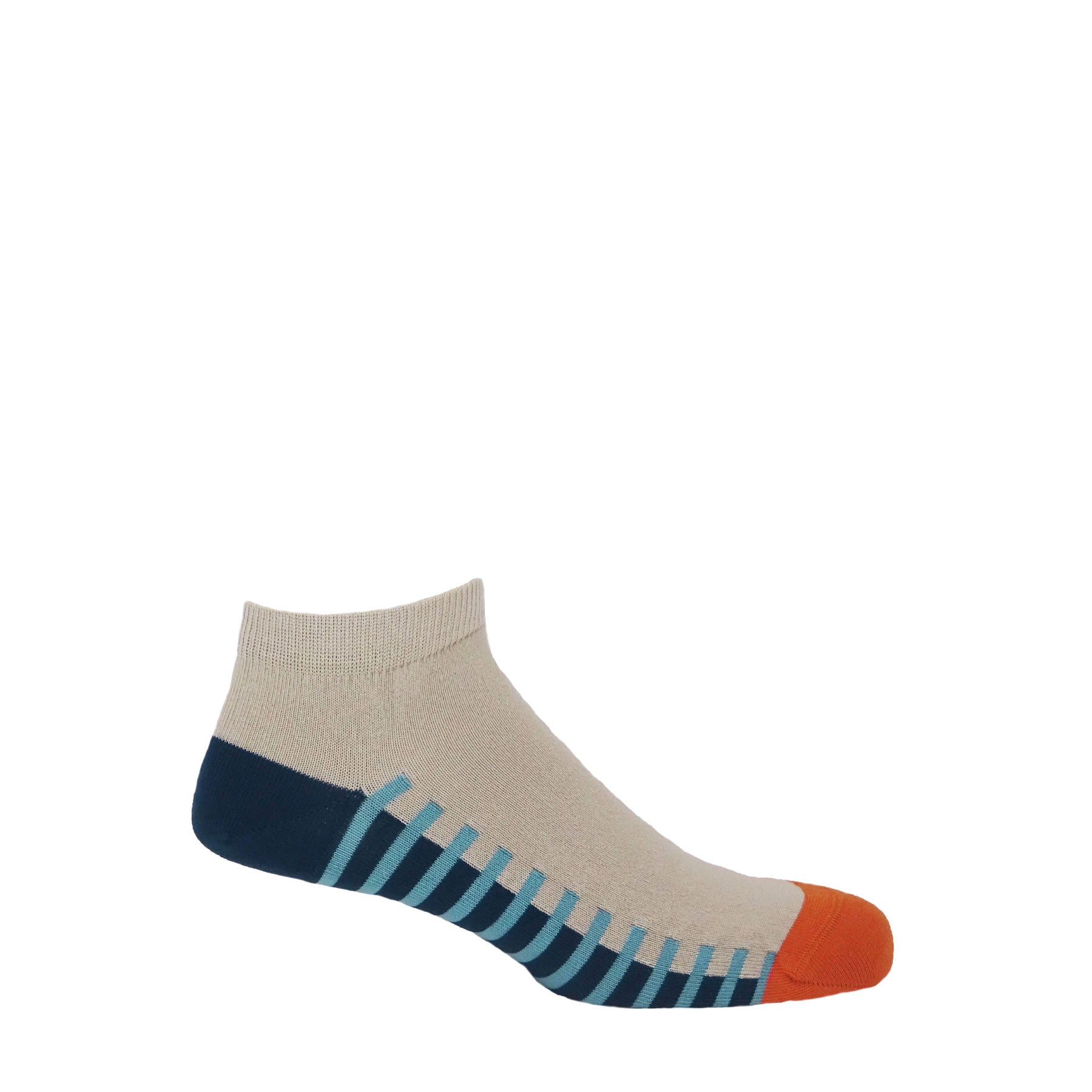 Welford Men's Trainer Socks - Stone by Peper Harow