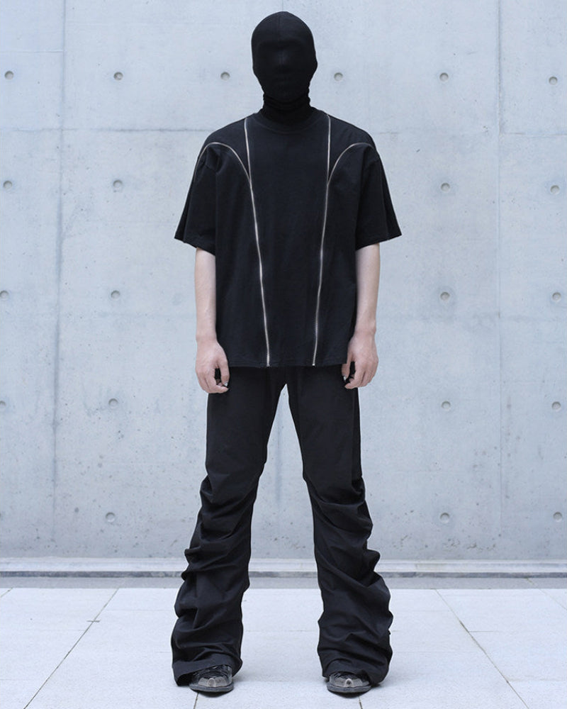 Deconstructed Zip Spliced Tee by OFFCULTURE