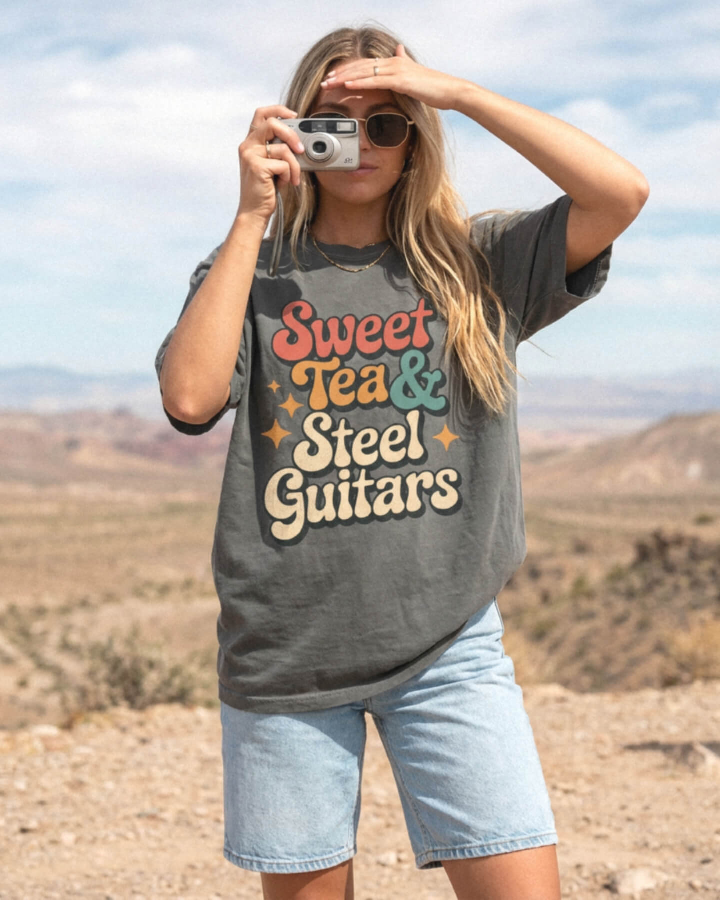 Sweet Tea & Steel Guitars T-Shirt by DILLO Outfitters