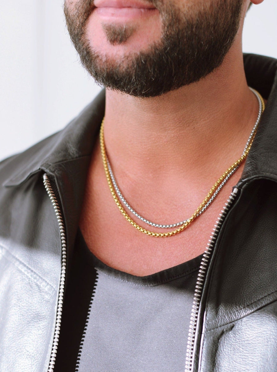 LIAM NECKLACE IN GOLD (WATERPROOF & 18K GOLD PLATED) by RAËLIV