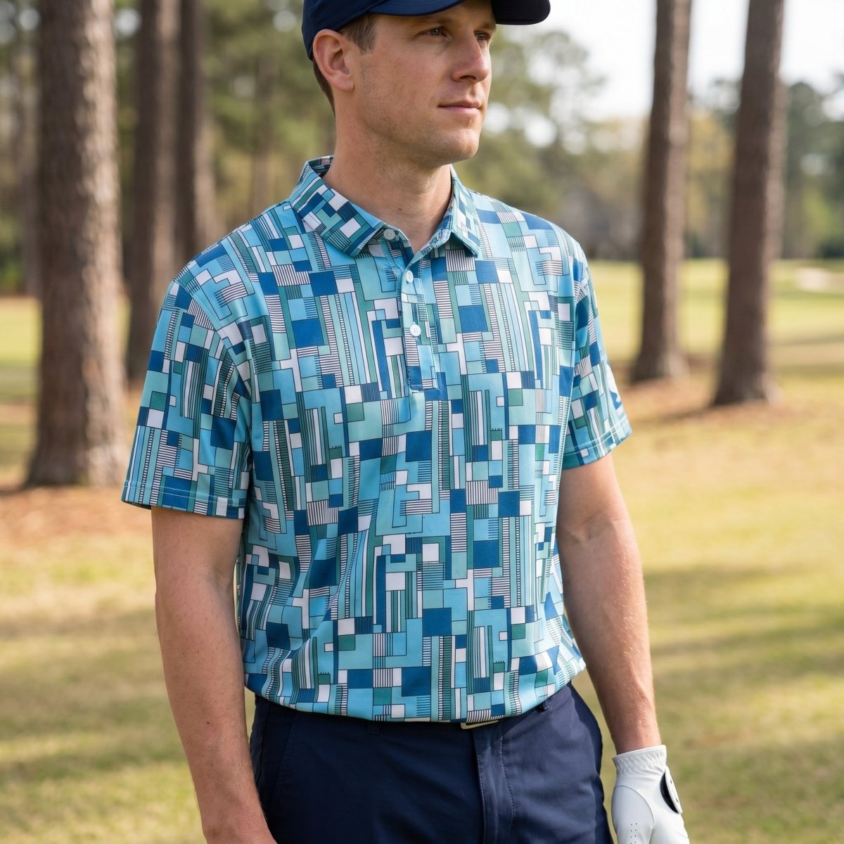 Putter Guy Geo Polo by Putter Girl
