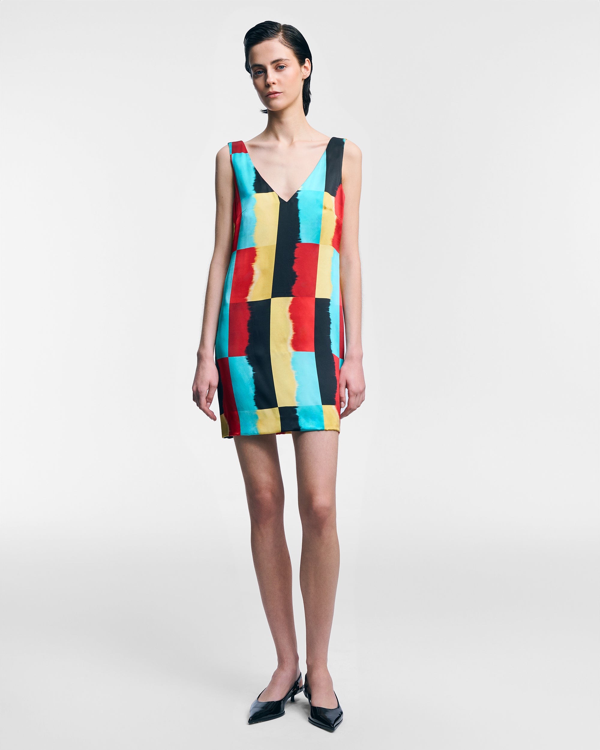 Amber silk dress by Further Review