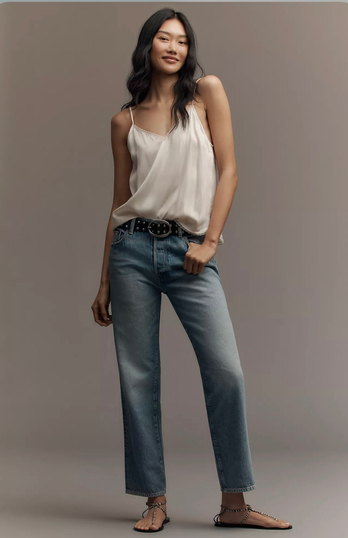 Owen Mid Rise Slouchy Jean in Canyon Wash by Sierra Deene