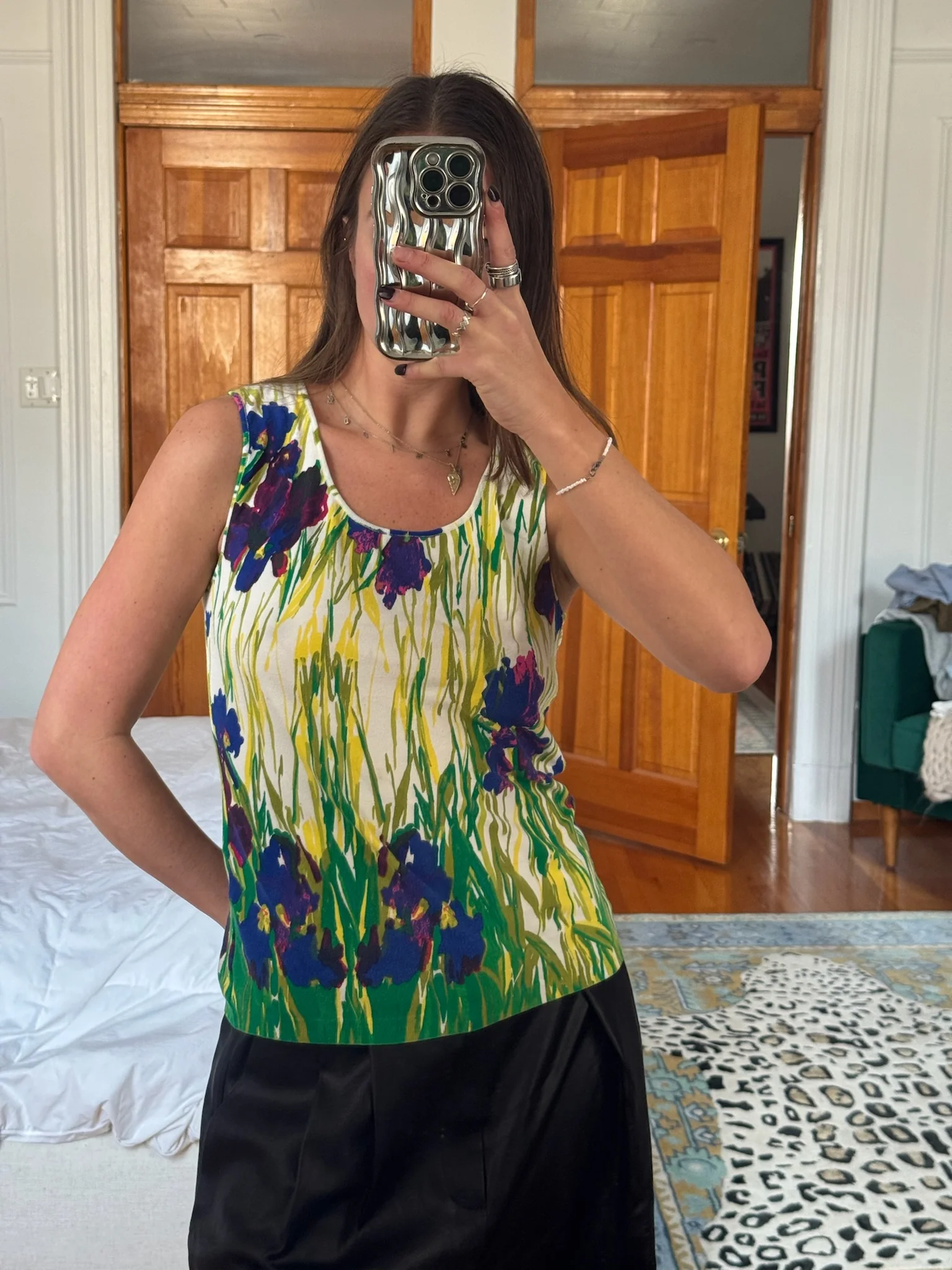 blumarine | floral tank by Honeybear Vintage