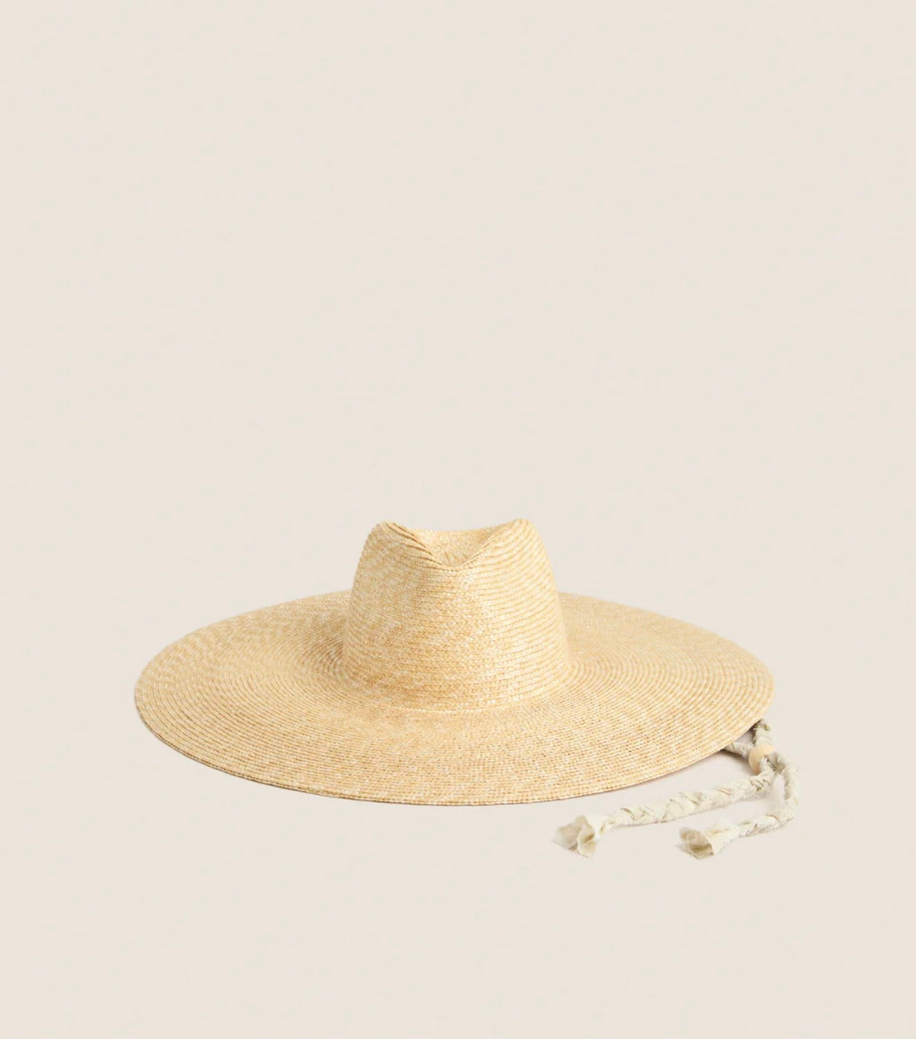 Wyeth Brie Wide Brim Wheat Straw Hat in Natural by Sierra Deene