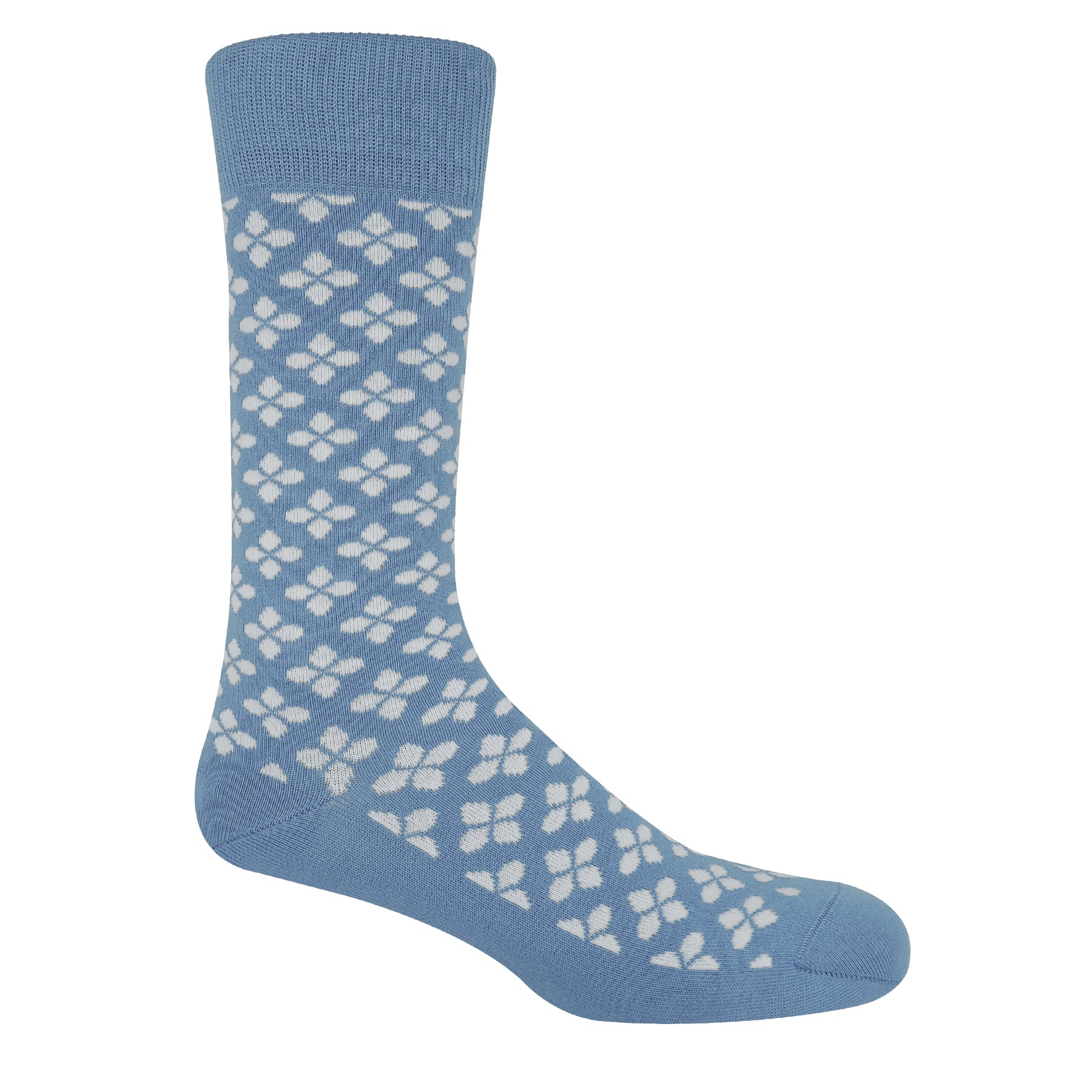 Clover Men's Socks - Blue by Peper Harow