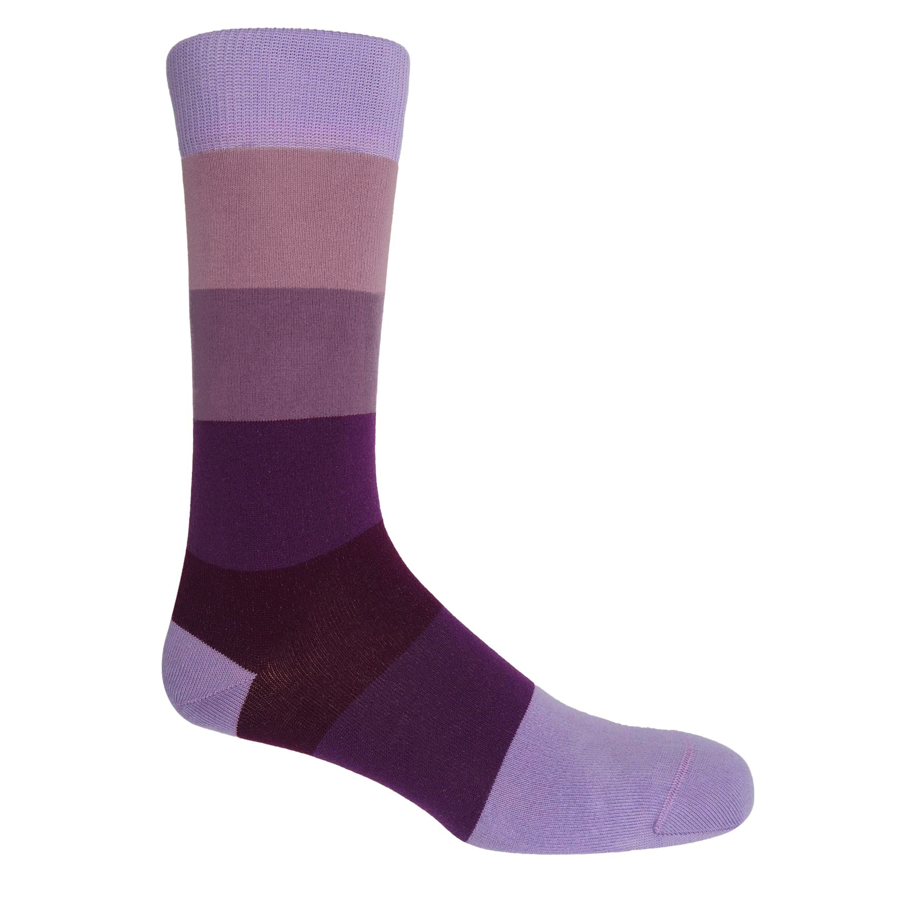 Block Stripe Men's Socks - Twilight by Peper Harow