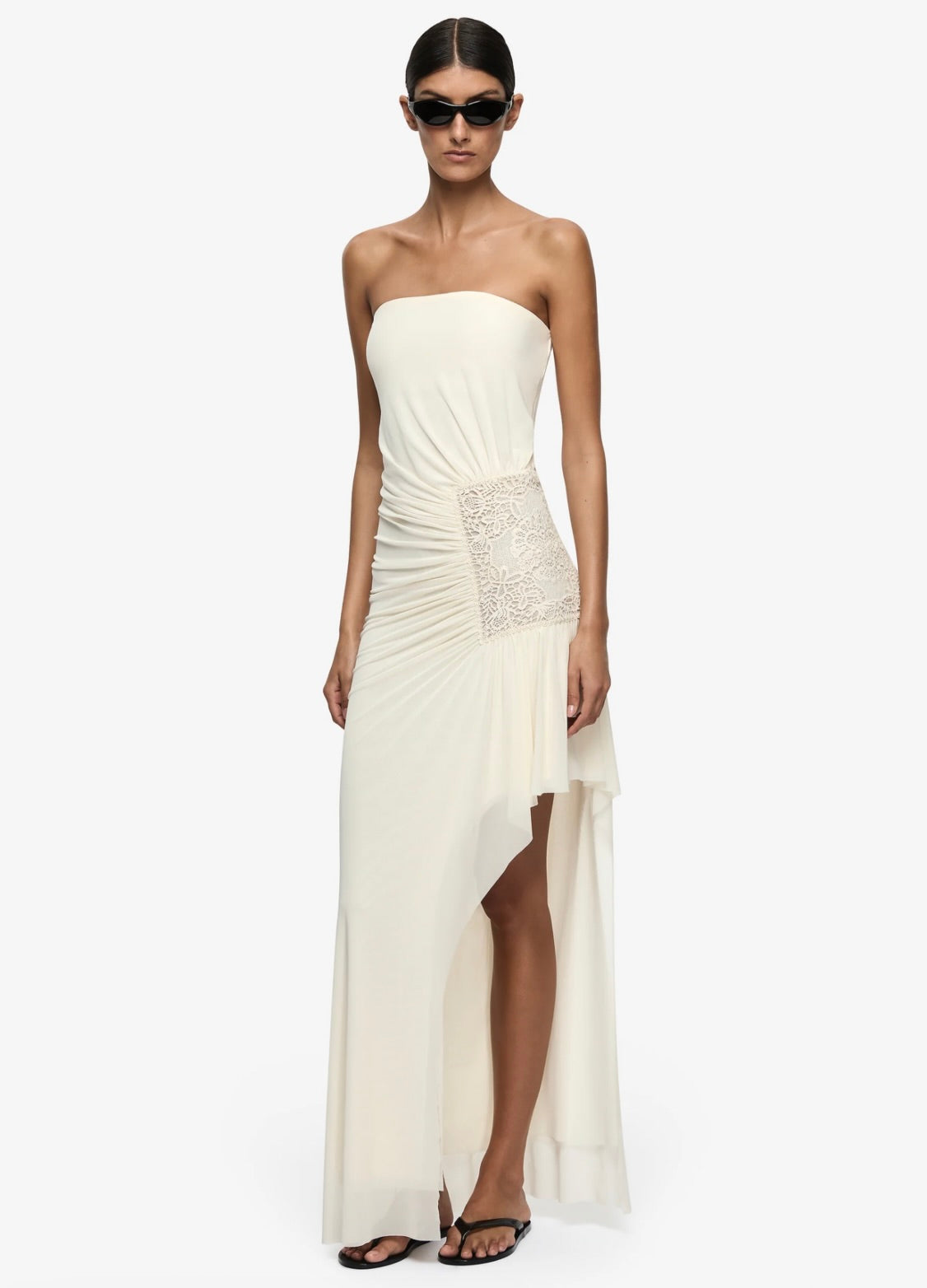 BEC + BRIDGE Winslow Strapless Asymmetrical Dress by Sierra Deene