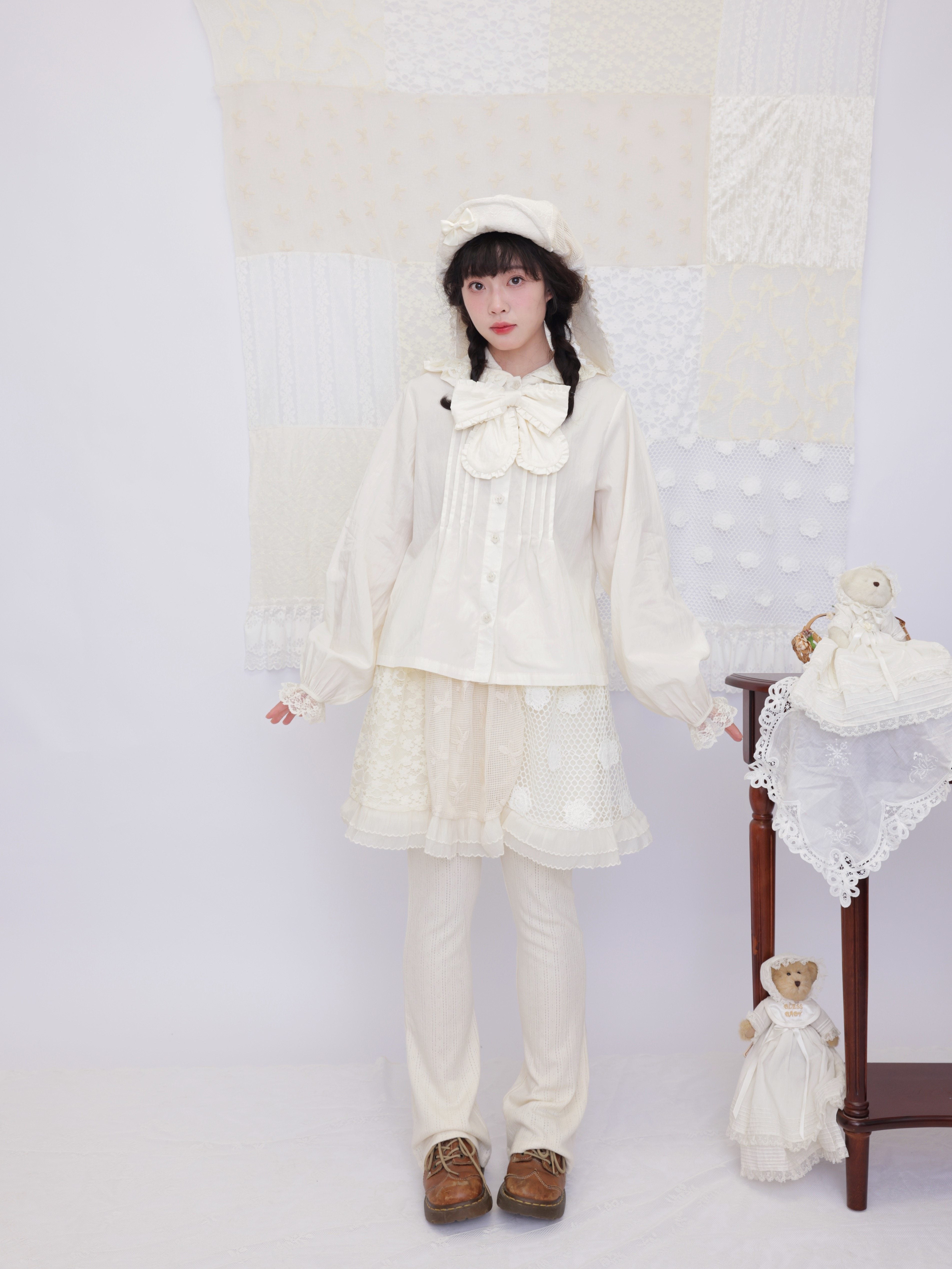 Vintage Crochet Patchwork Knit Pants - SemenCoicis by Land Decora