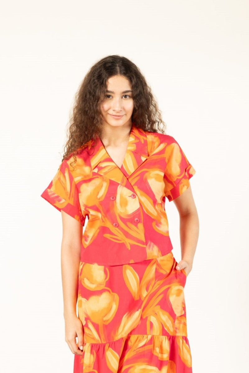 PETAL BLAZE KYA TOP by Maude Vivante