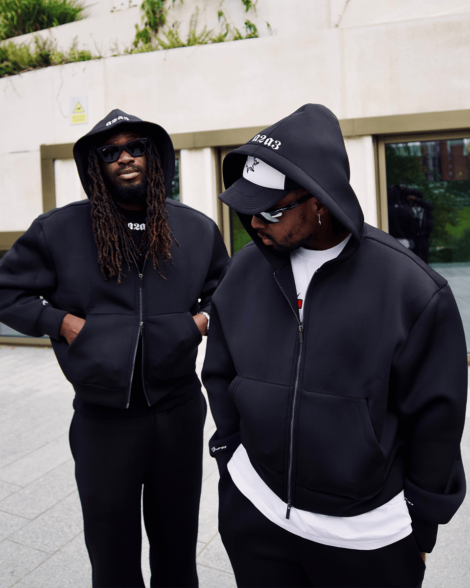 Alpha Tracksuit Panther Black - Full Tracksuit by A2A3
