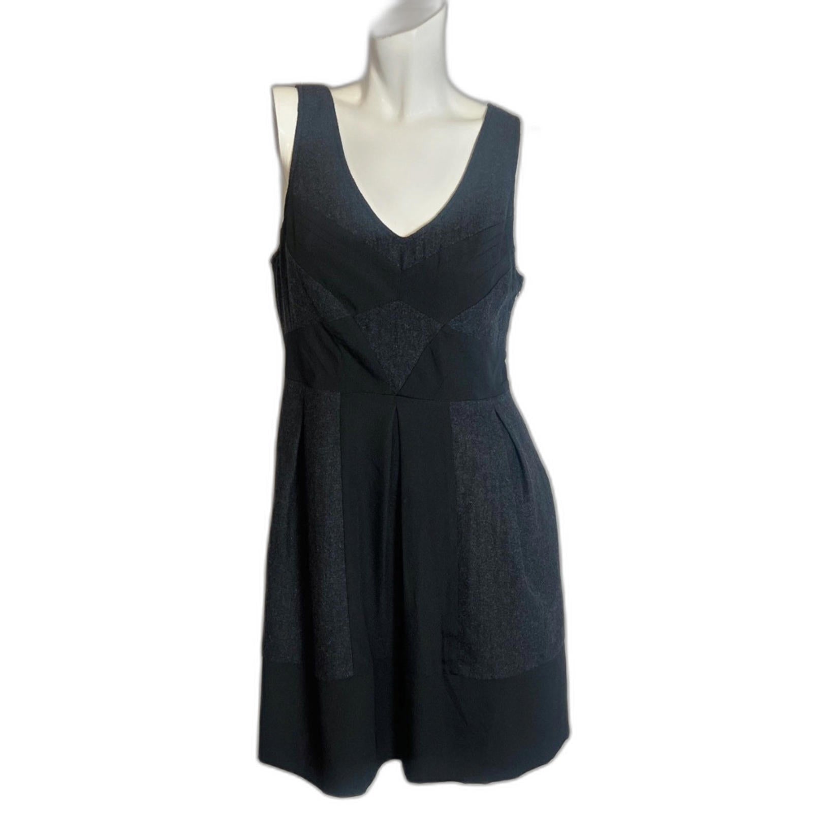 Kimchi Blue Wool Blend Black Charcoal Grey A Line Cocktail Dress Women by Hot Girl Secondhand