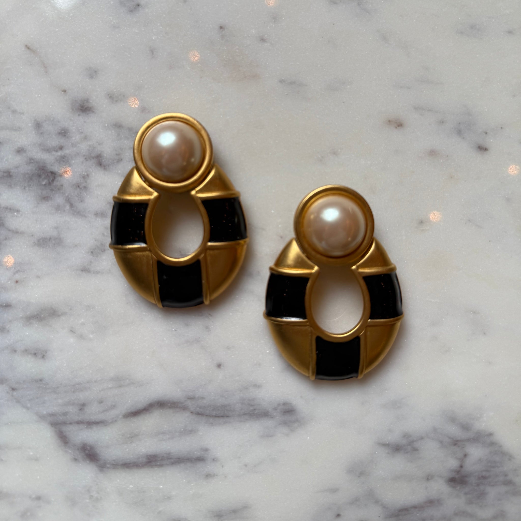 Givenchy Vintage Oversized Door Knocker Earrings by The Vintage New Yorker
