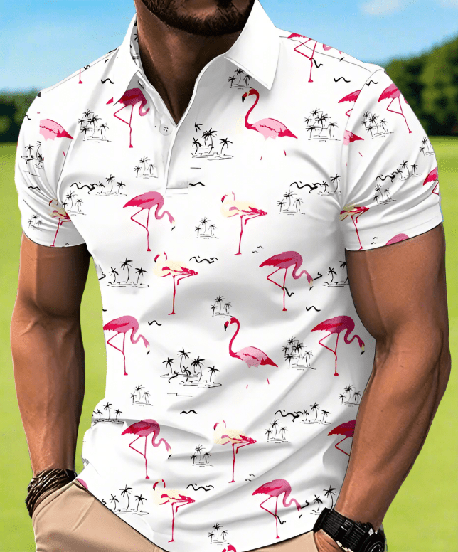 Flamingo Guy by Putter Girl